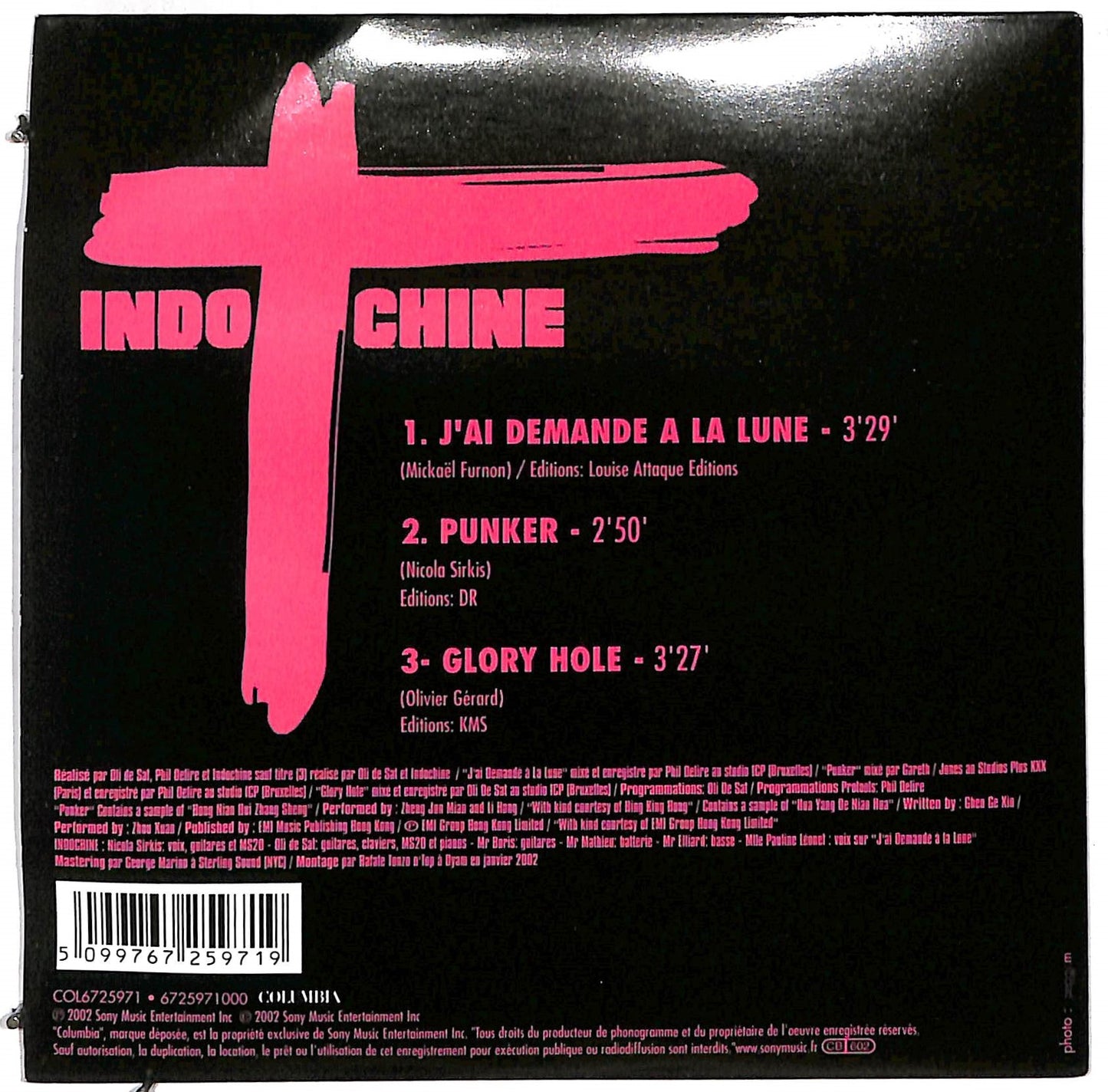 EBOND Indochine - J'Ai Demande A La Lune CD CD110849