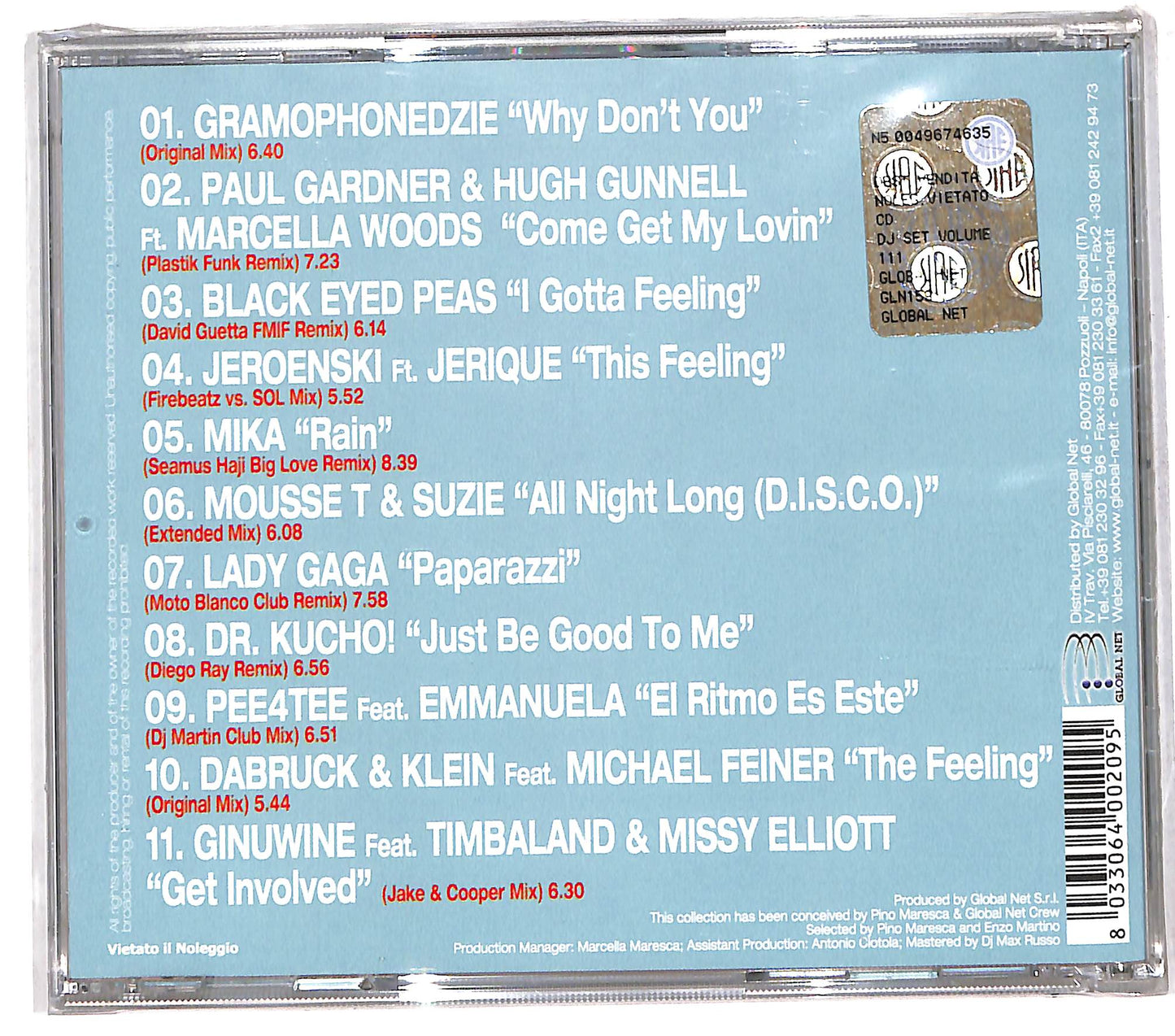 EBOND Various - DJ Set Volume 111 CD CD110860