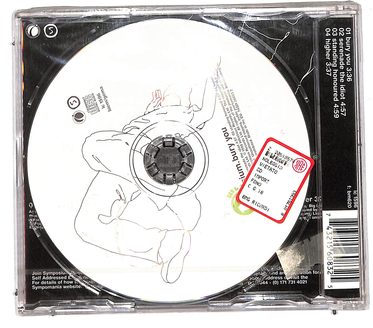 EBOND Symposium - Bury You CD CD110880