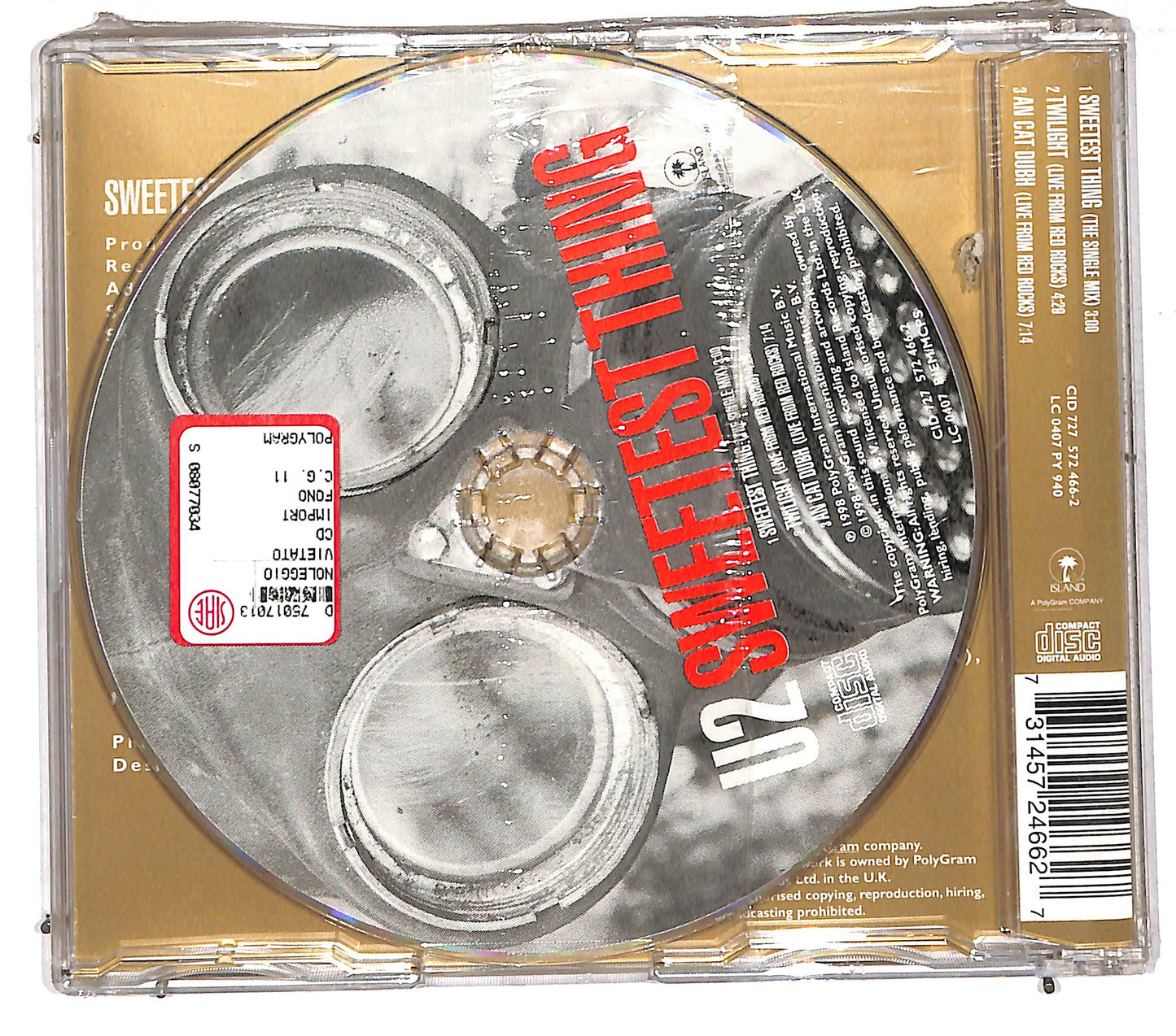 EBOND U2 - Sweetest Thing CD CD110904