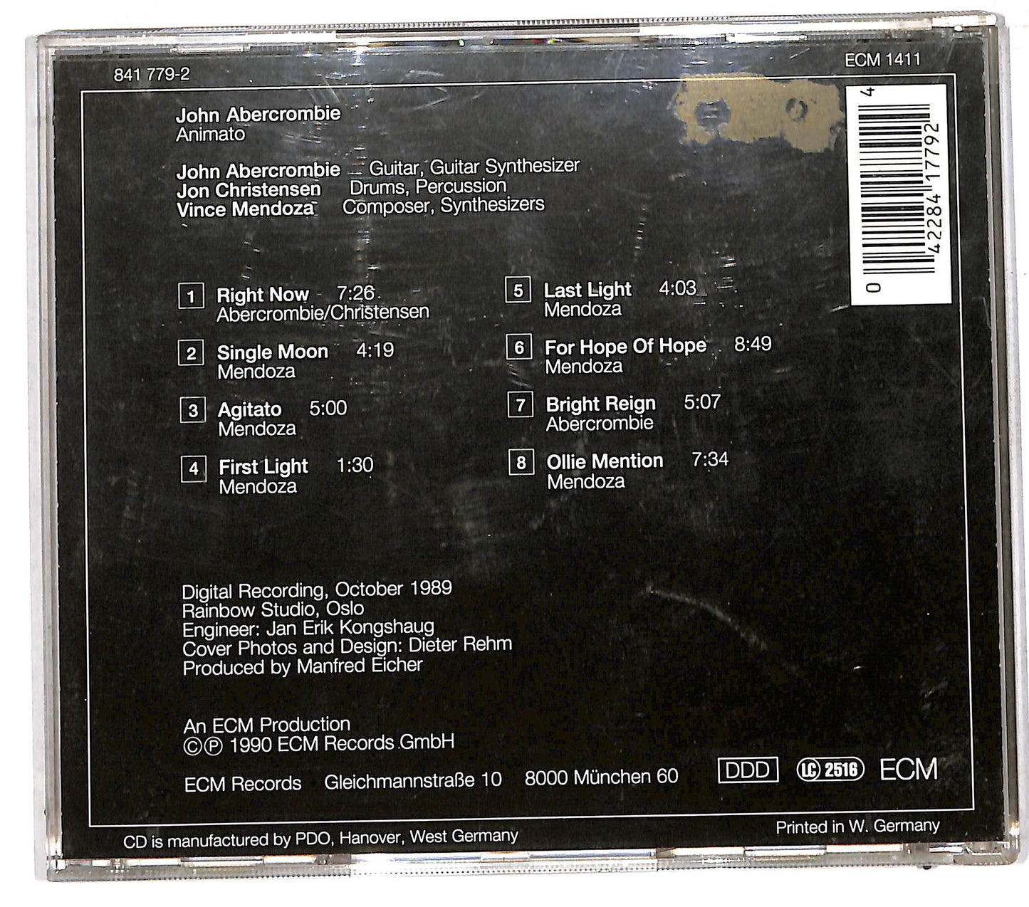 EBOND John Abercrombie - Animato CD CD110912