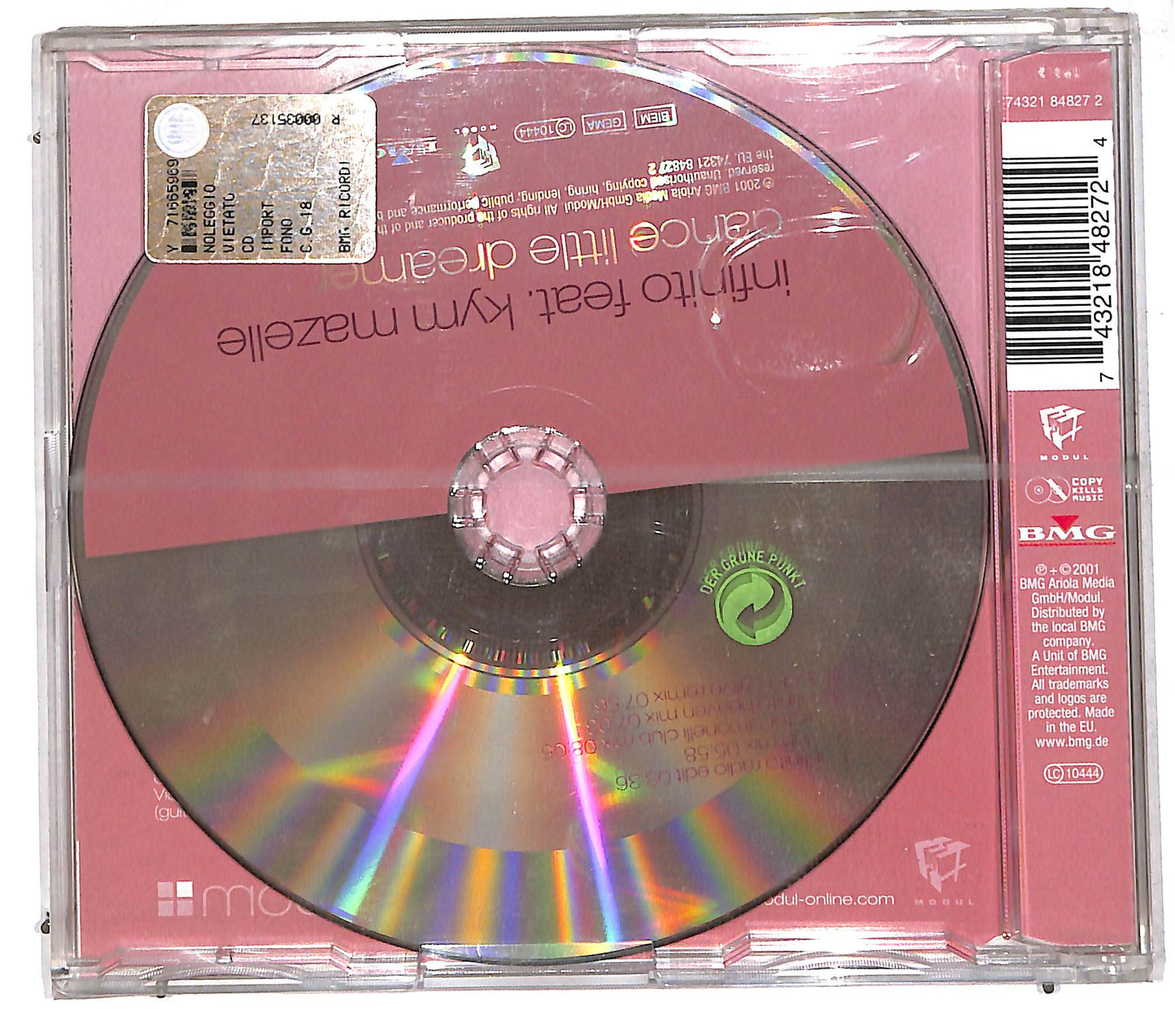 EBOND Infinito feat. Kym Mazelle - Dance Little Dreamer CD CD110921