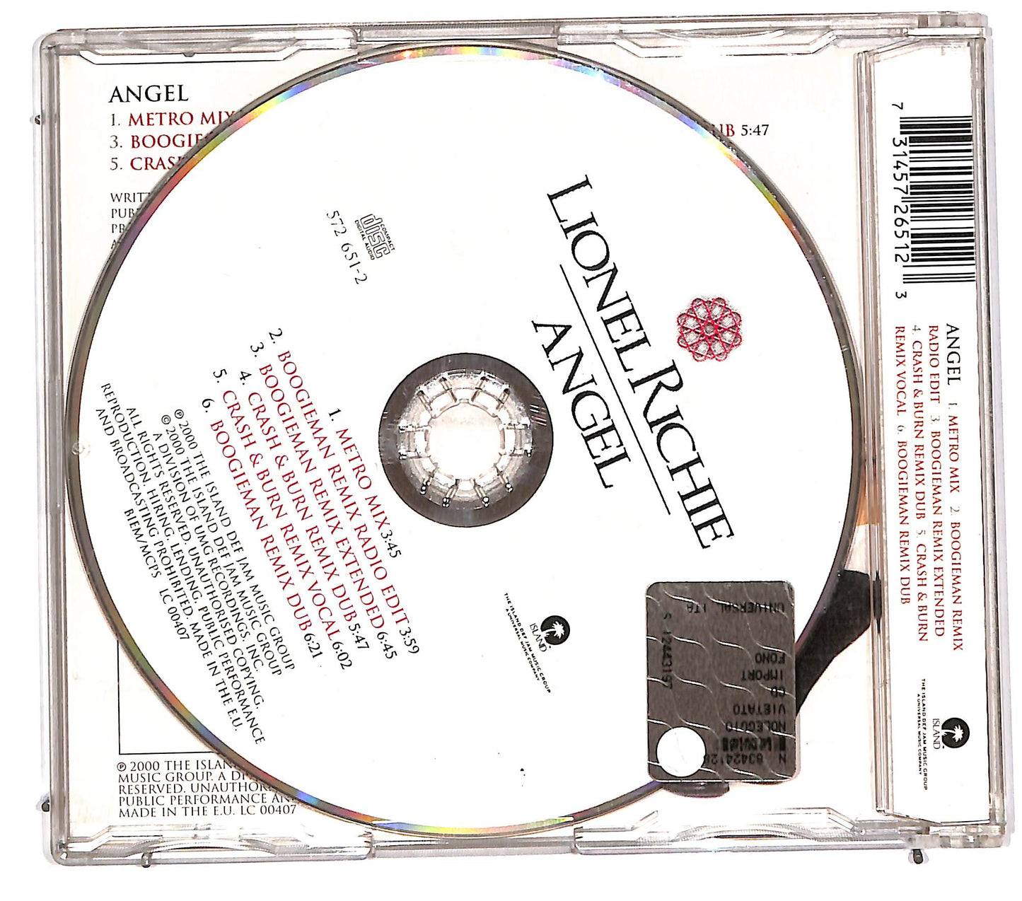 EBOND Lionel Richie - Angel CD CD110944