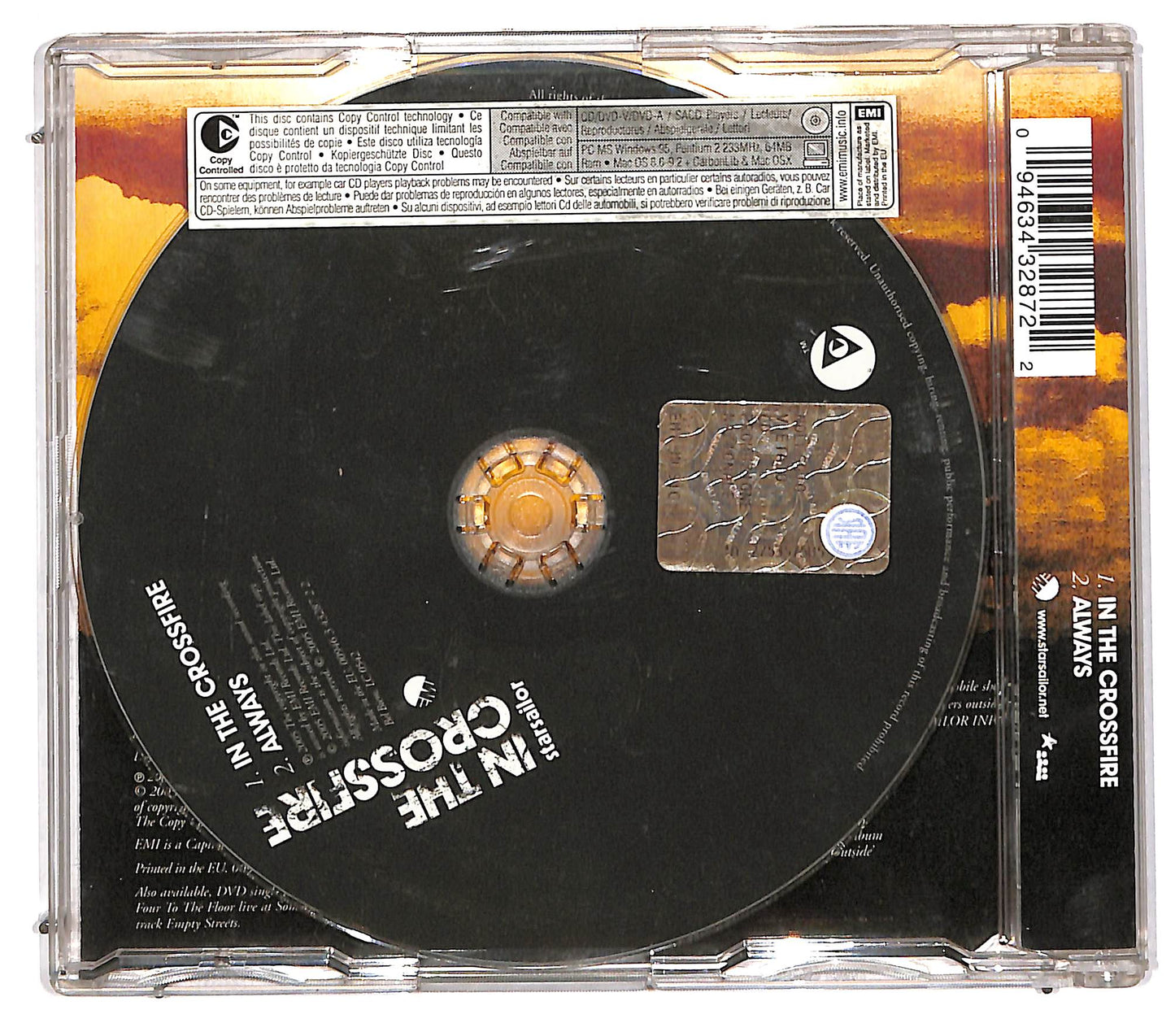 EBOND Starsailor - In The Crossfire CD CD110948