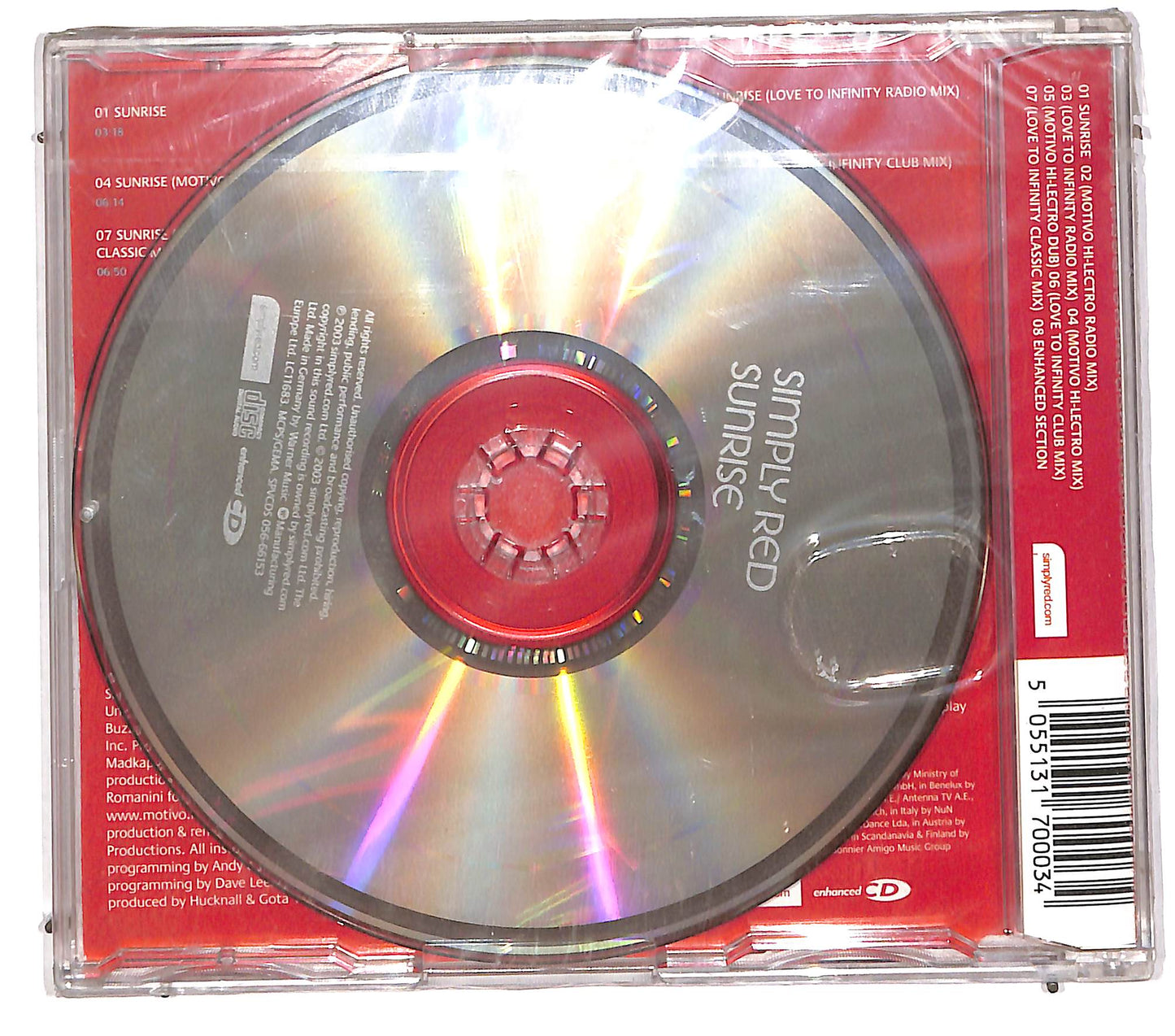 EBOND Simply Red - Sunrise CD CD110954