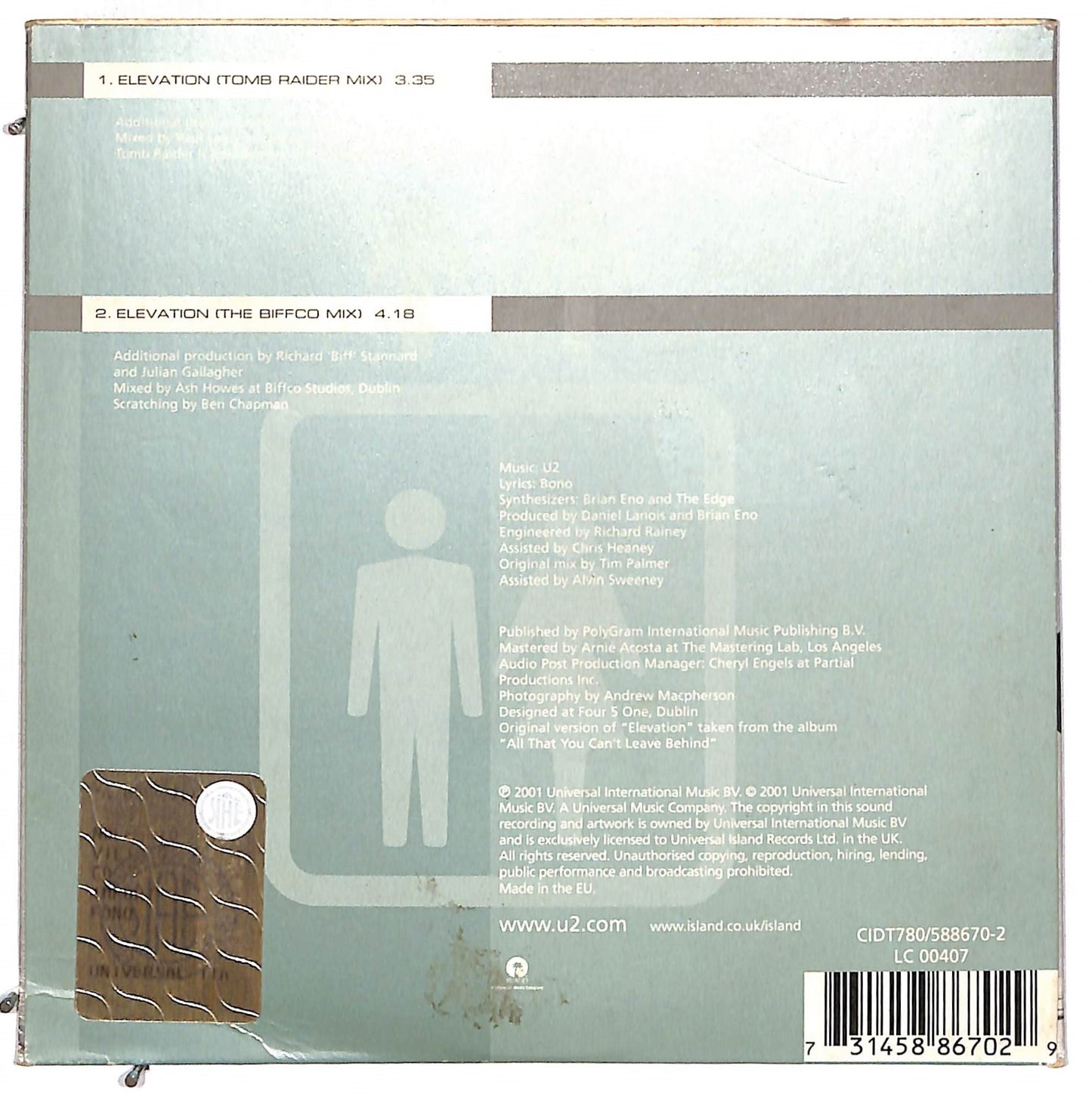 EBOND U2 - Elevation CD CD110978
