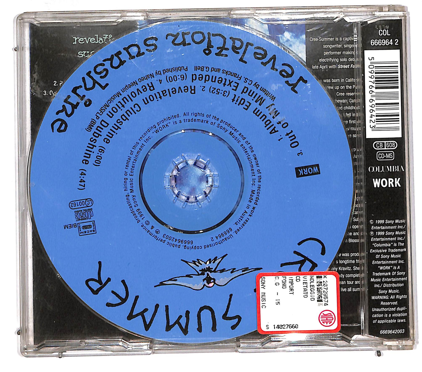 EBOND Cree Summer - Revelation Sunshine CD CD110982