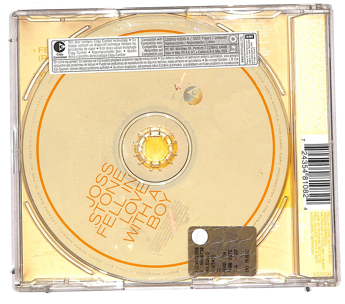 EBOND Joss Stone - Fell In Love With A Boy CD CD110983