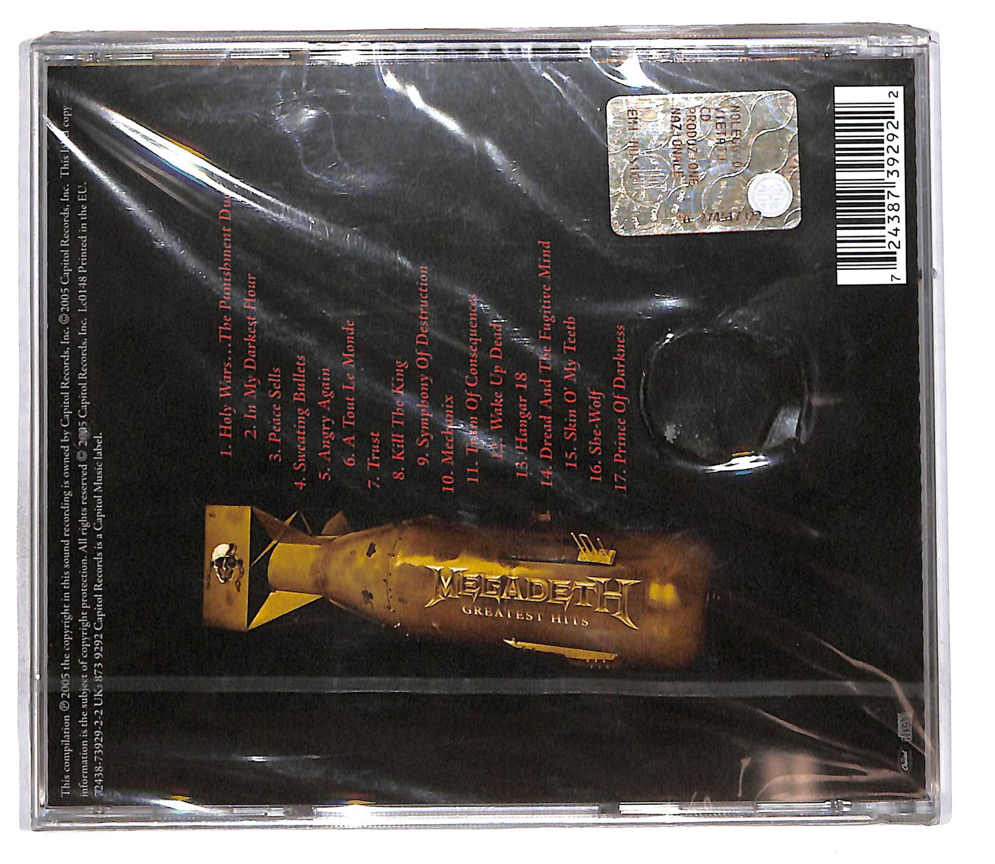 EBOND Megadeth - Greatest Hits: Back To The Start CD CD111004