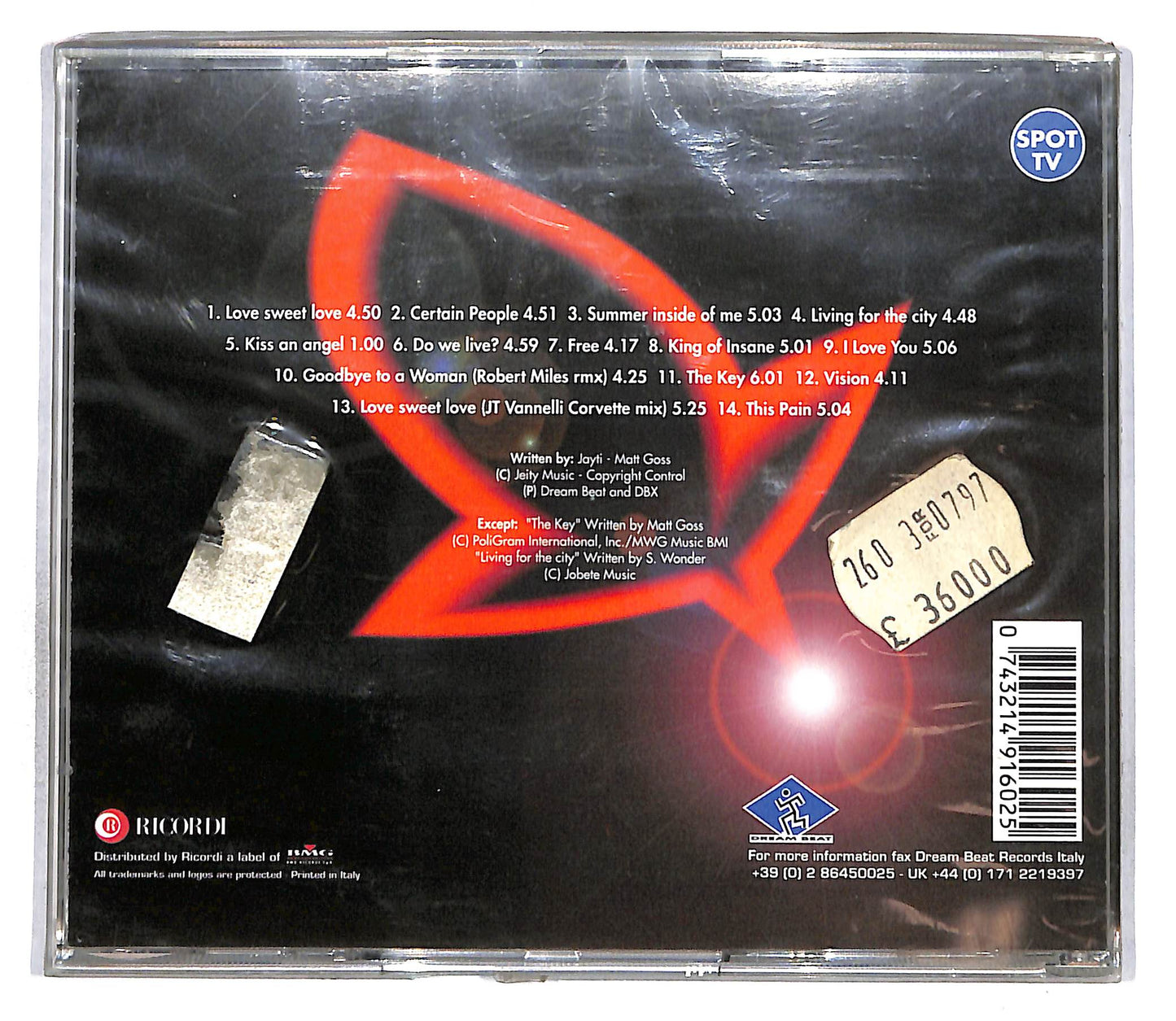 EBOND COBRA - One CD CD111042