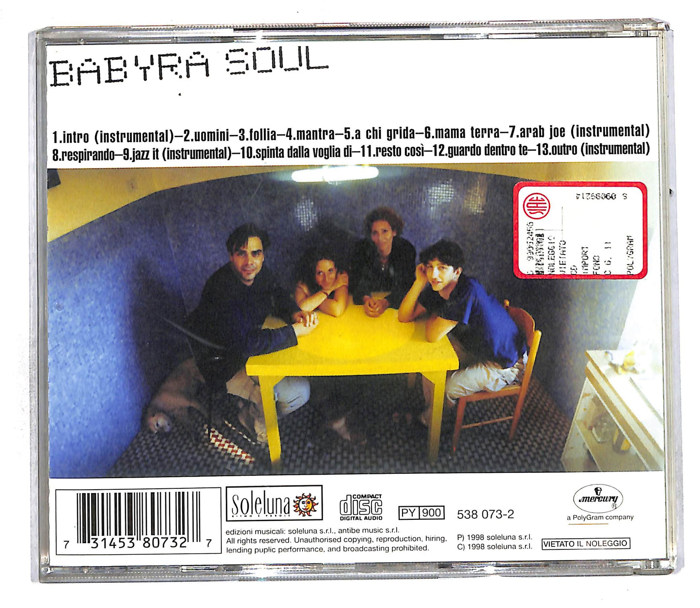 EBOND Babyra Soul - Presenta Babyra Soul CD CD111104