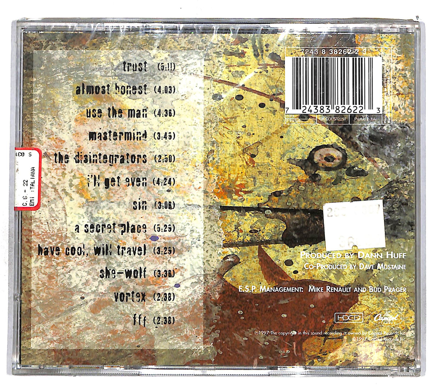 EBOND Megadeth - Cryptic Writings CD CD111117