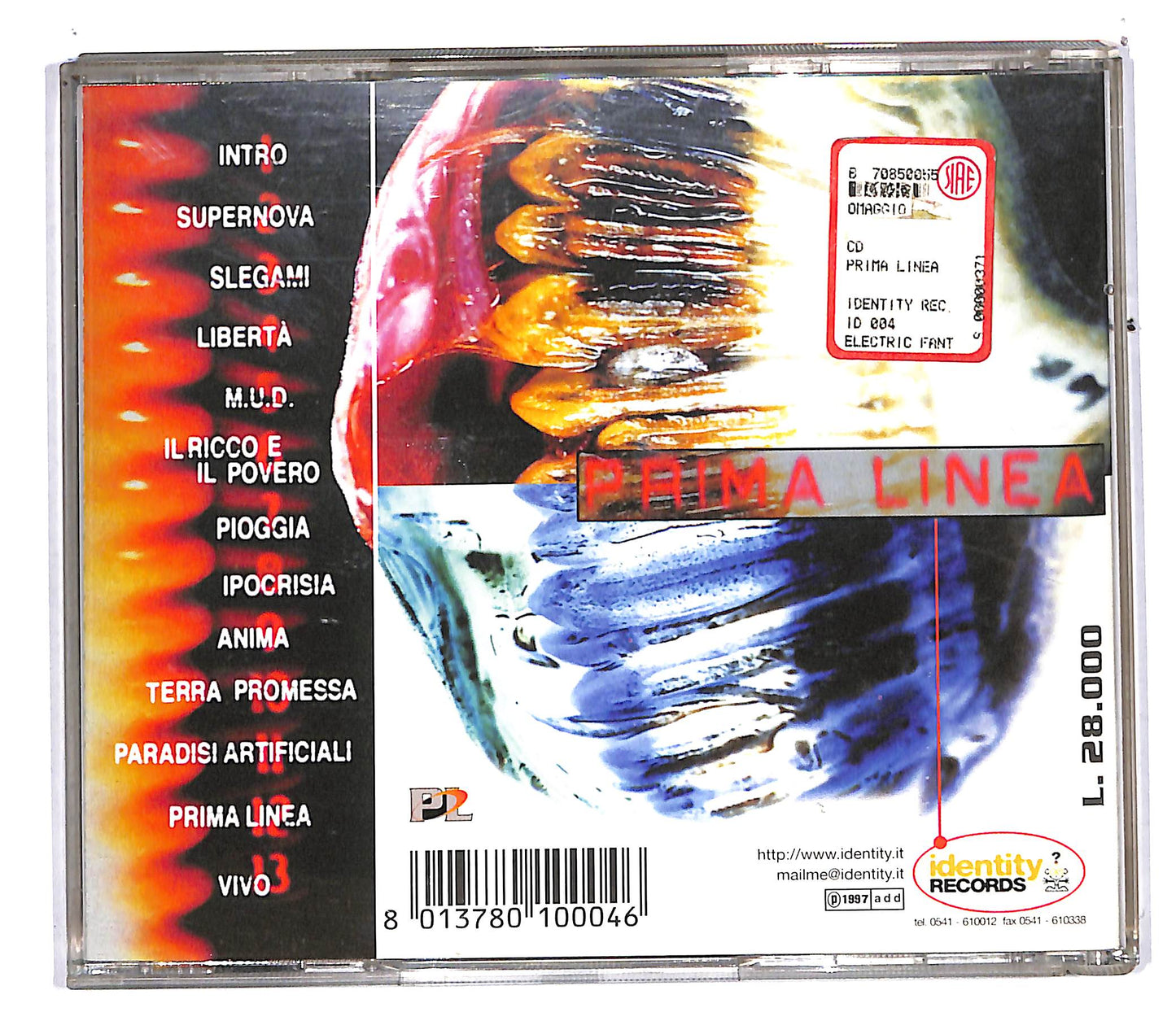 EBOND Prima Linea - Prima Linea CD CD111128