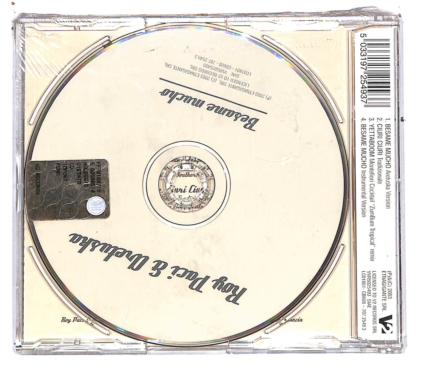 EBOND Roy Paci & Aretuska - Besame Mucho CD CD111129