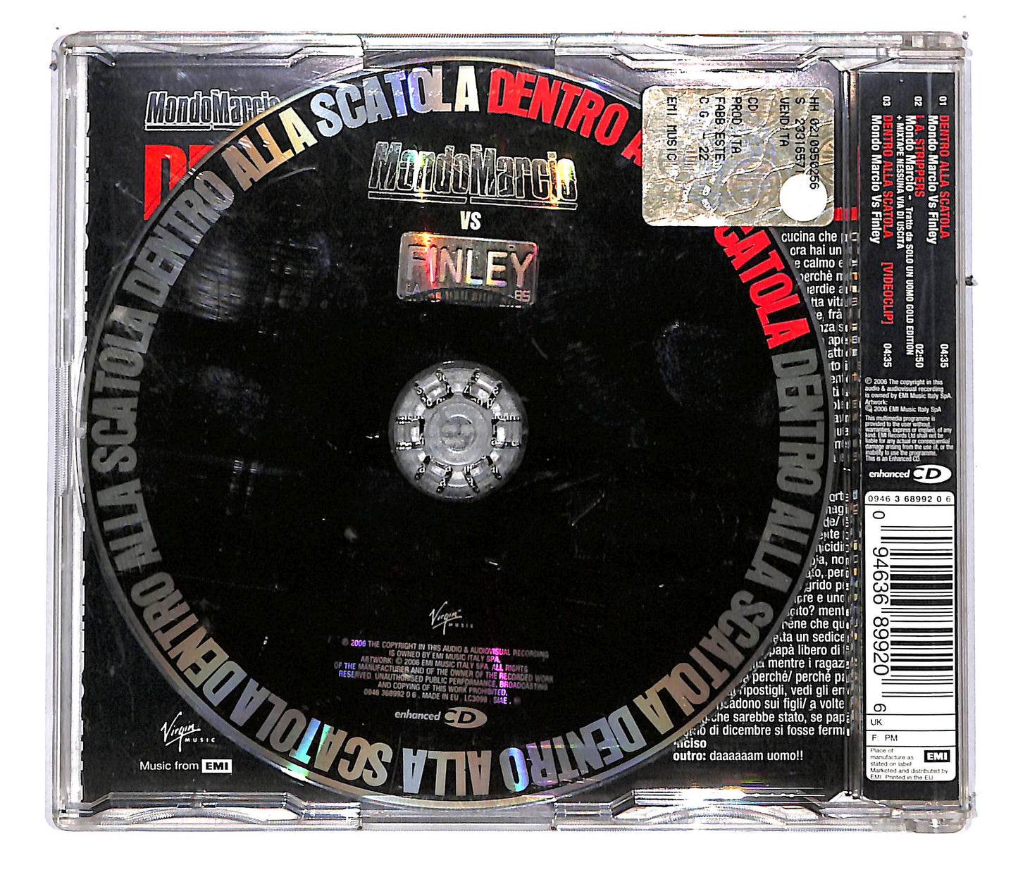 EBOND Mondo Marcio Vs Finley - Dentro Alla Scatola CD CD111149