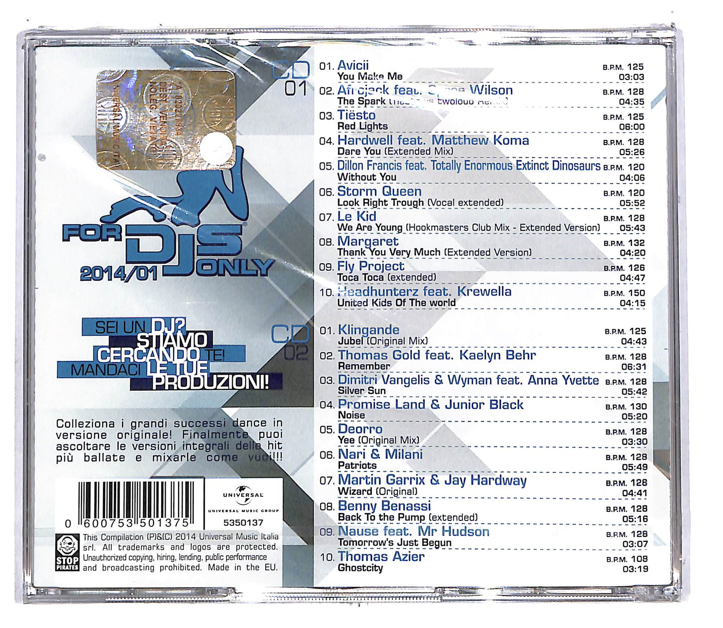 EBOND Various - For DJs Only 2014/01 - Club Selection CD CD111225