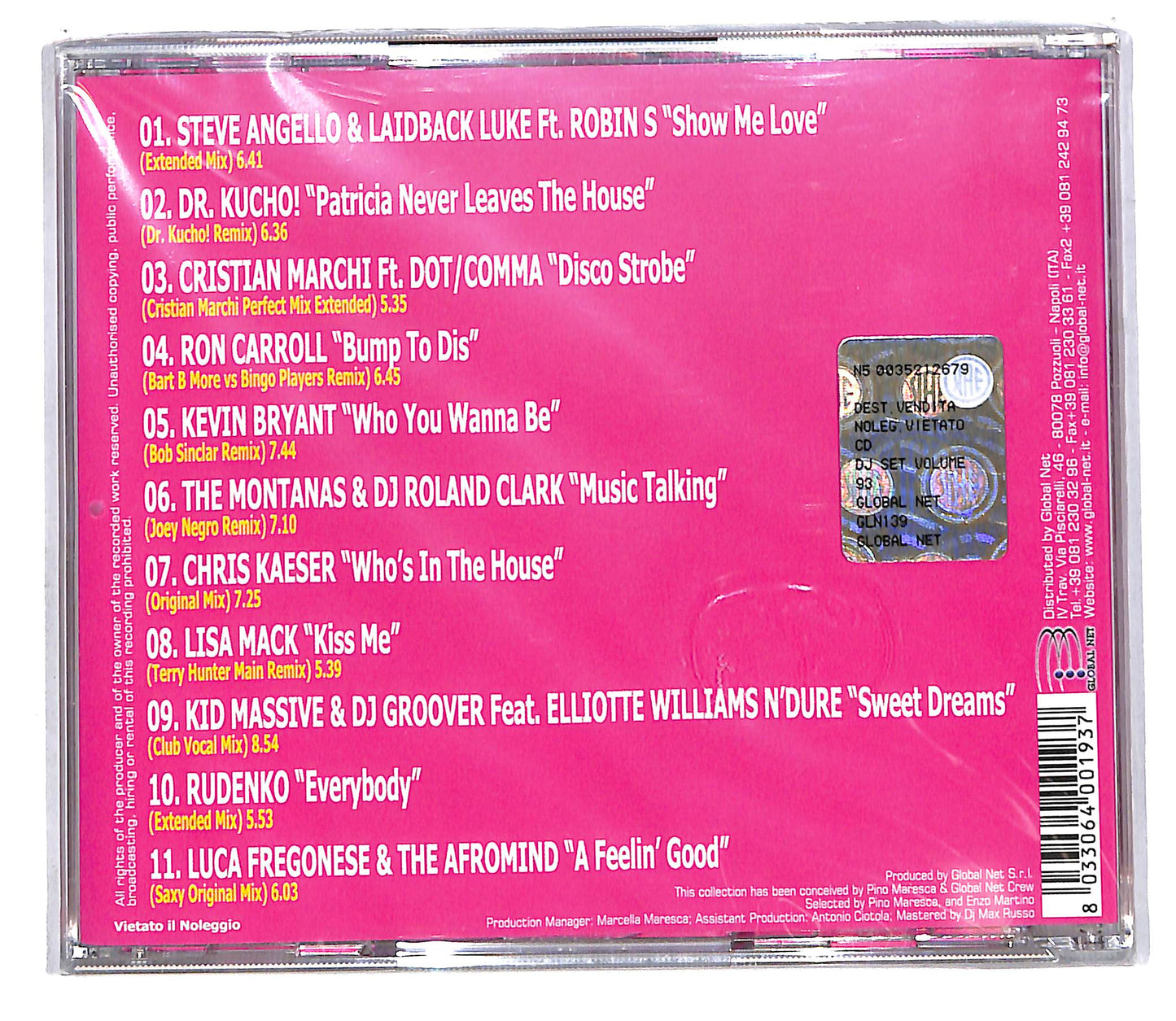 EBOND Various - DJ Set Volume 93 CD CD111321
