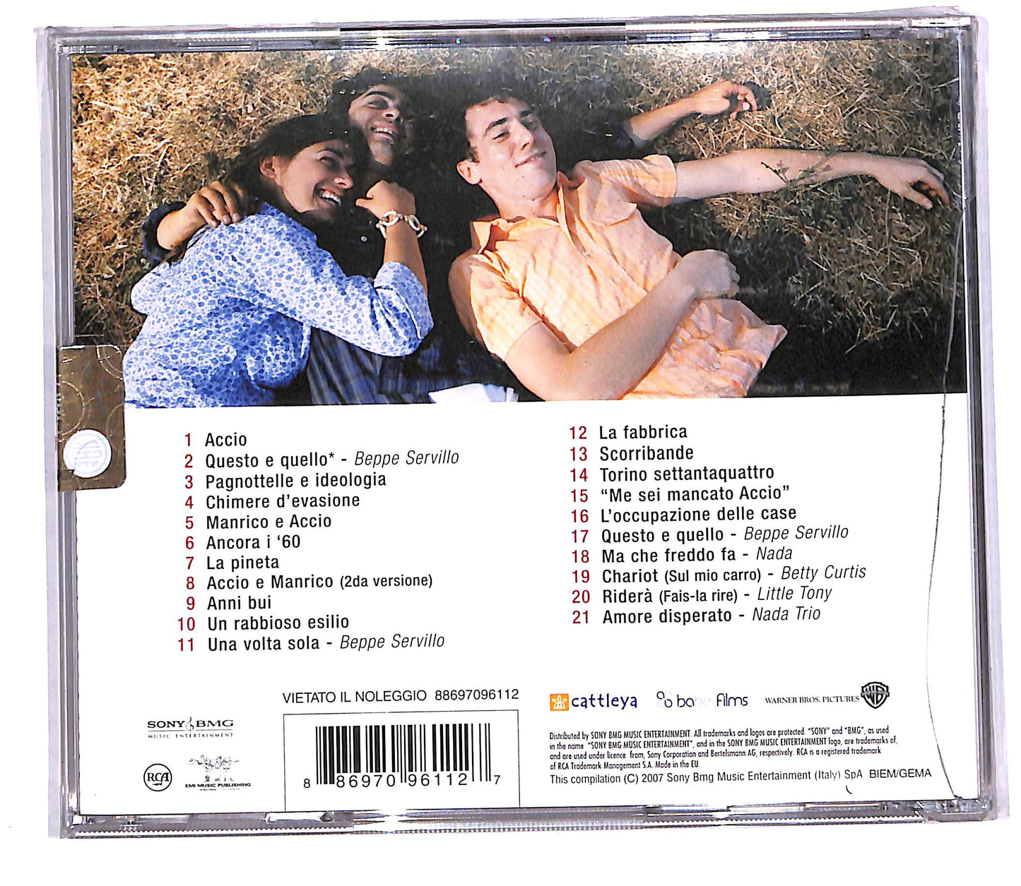 EBOND Franco Piersanti - Mio Fratello E Figlio Unico CD CD111361