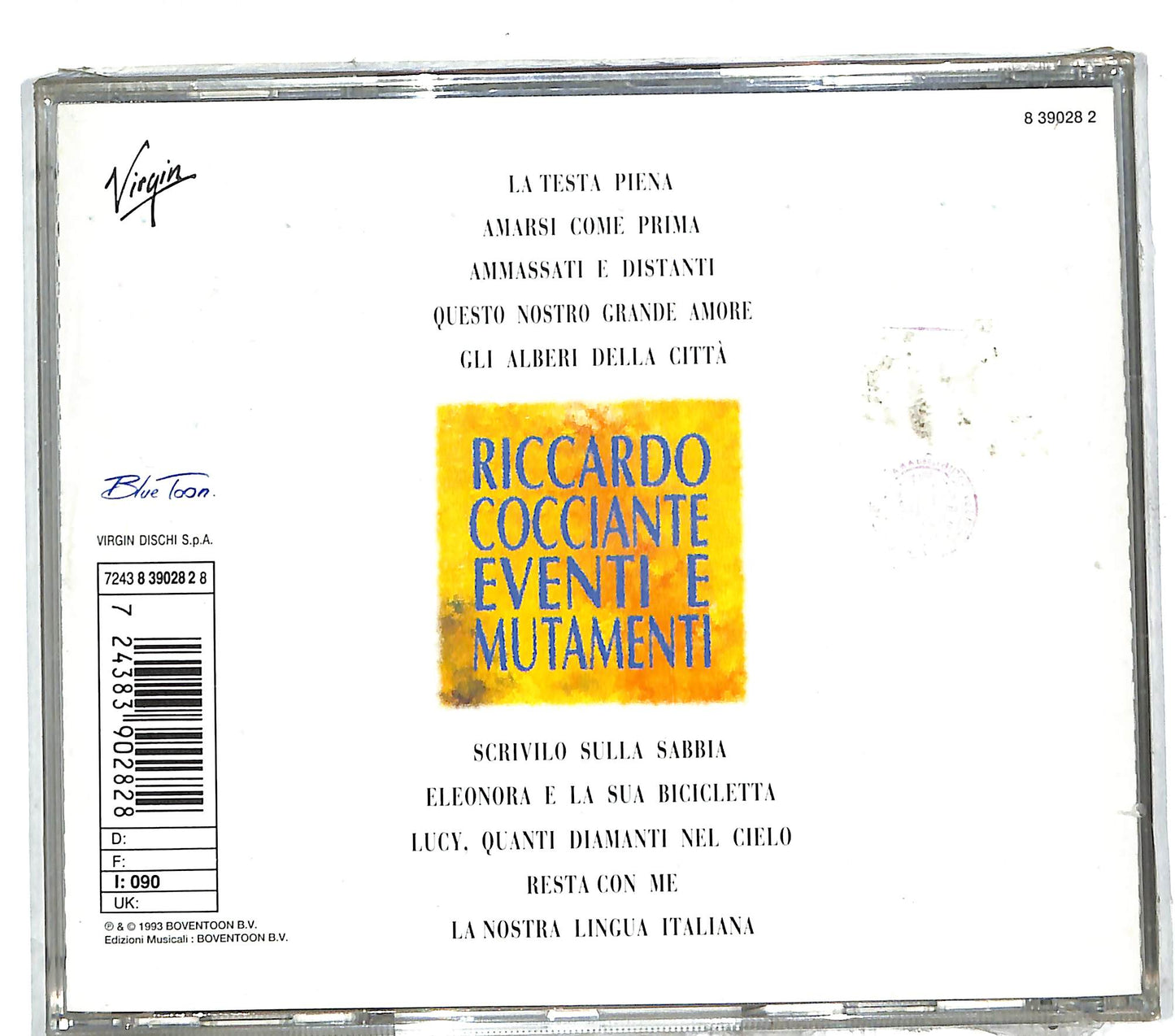 EBOND Riccardo Cocciante - Eventi E Mutamenti CD CD111431