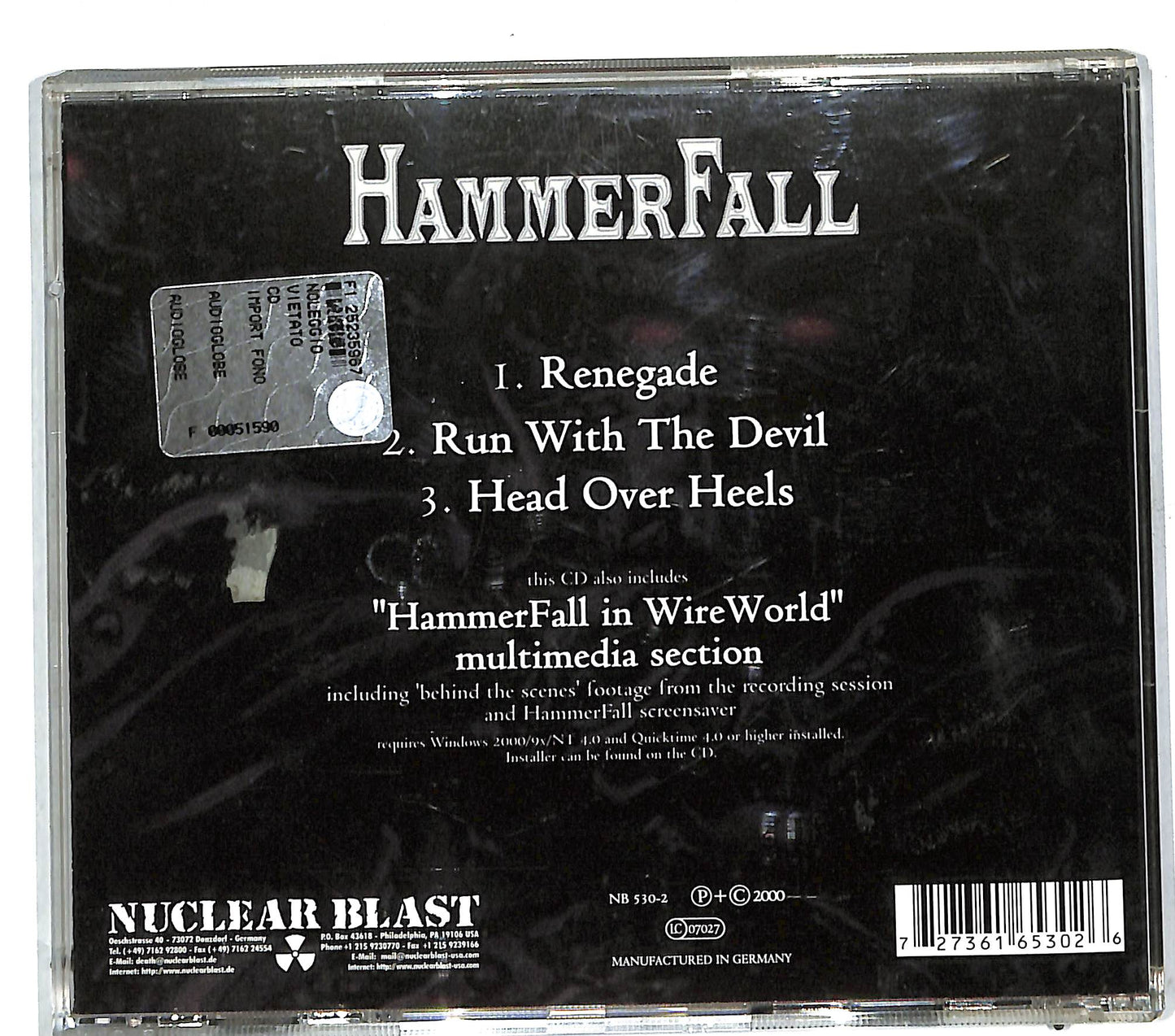 EBOND HammerFall - Renegade CD CD111432