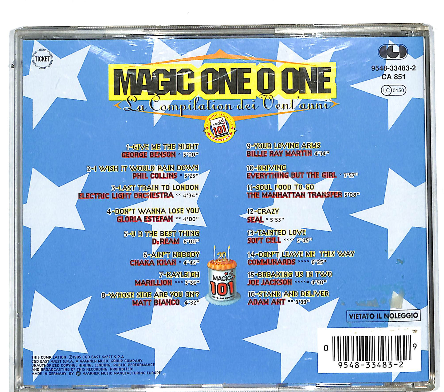 EBOND Magic one o one - la compilation de vent'anni CD CD111437