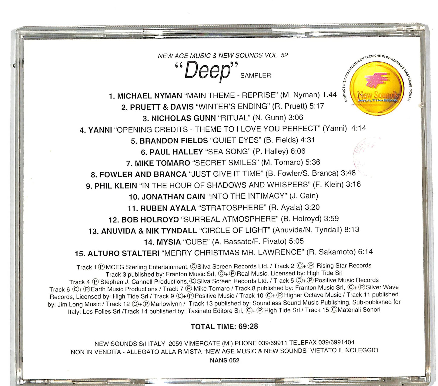 EBOND Various - Deep New Age CD CD111506