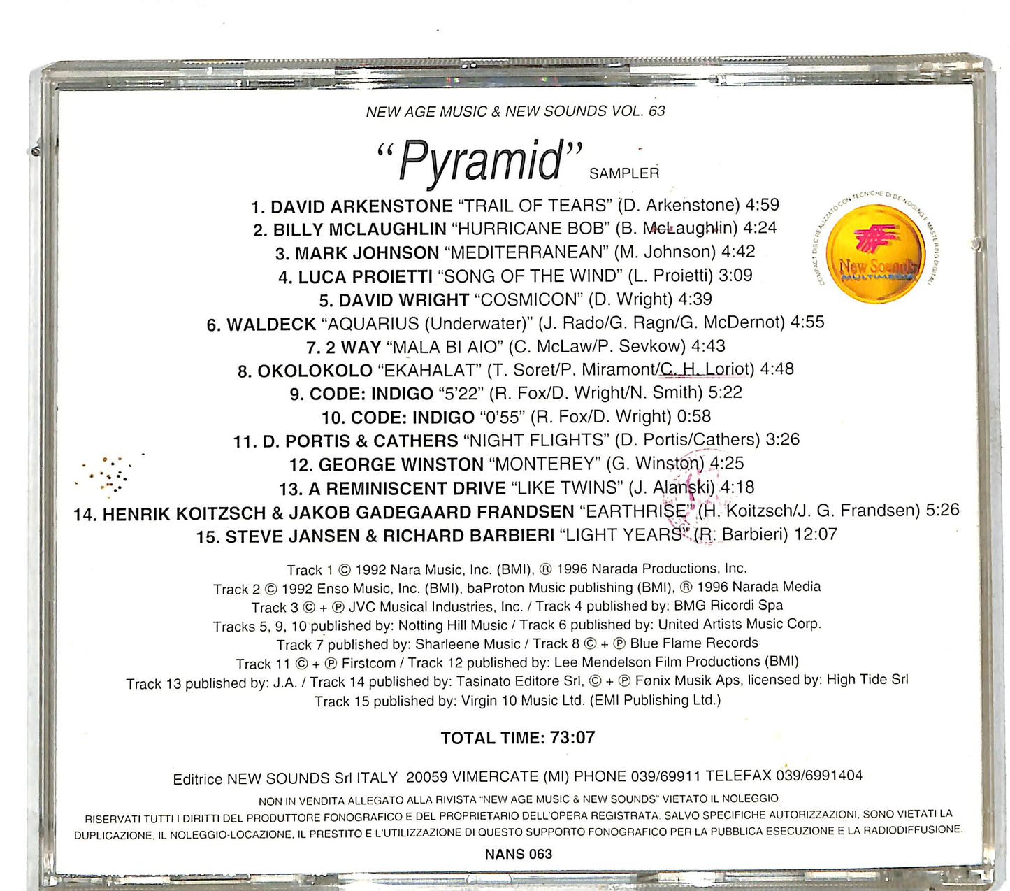 EBOND Various - Pyramid New AGe CD CD111513
