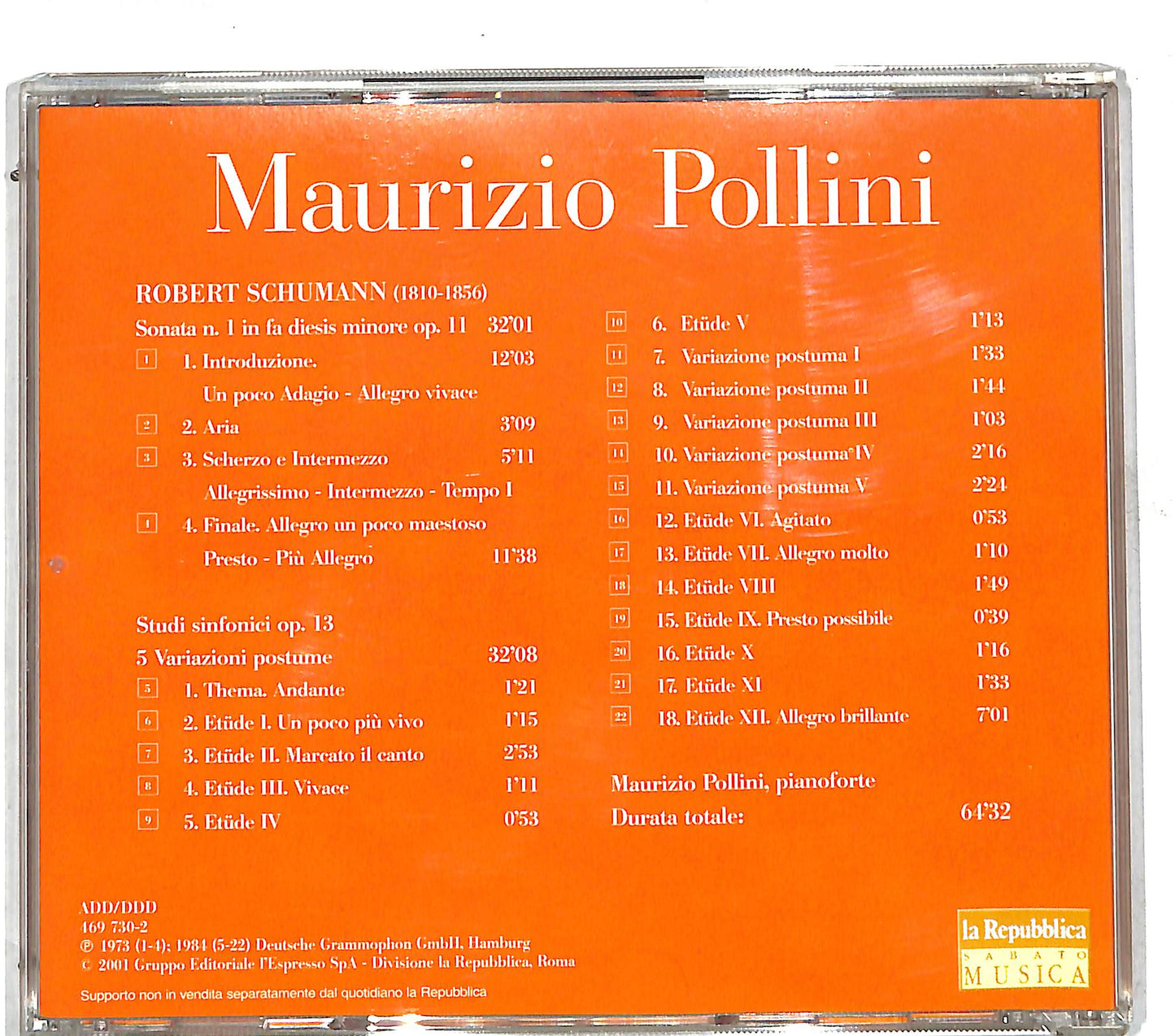 EBOND Maurizio pollini - schumann CD CD111515