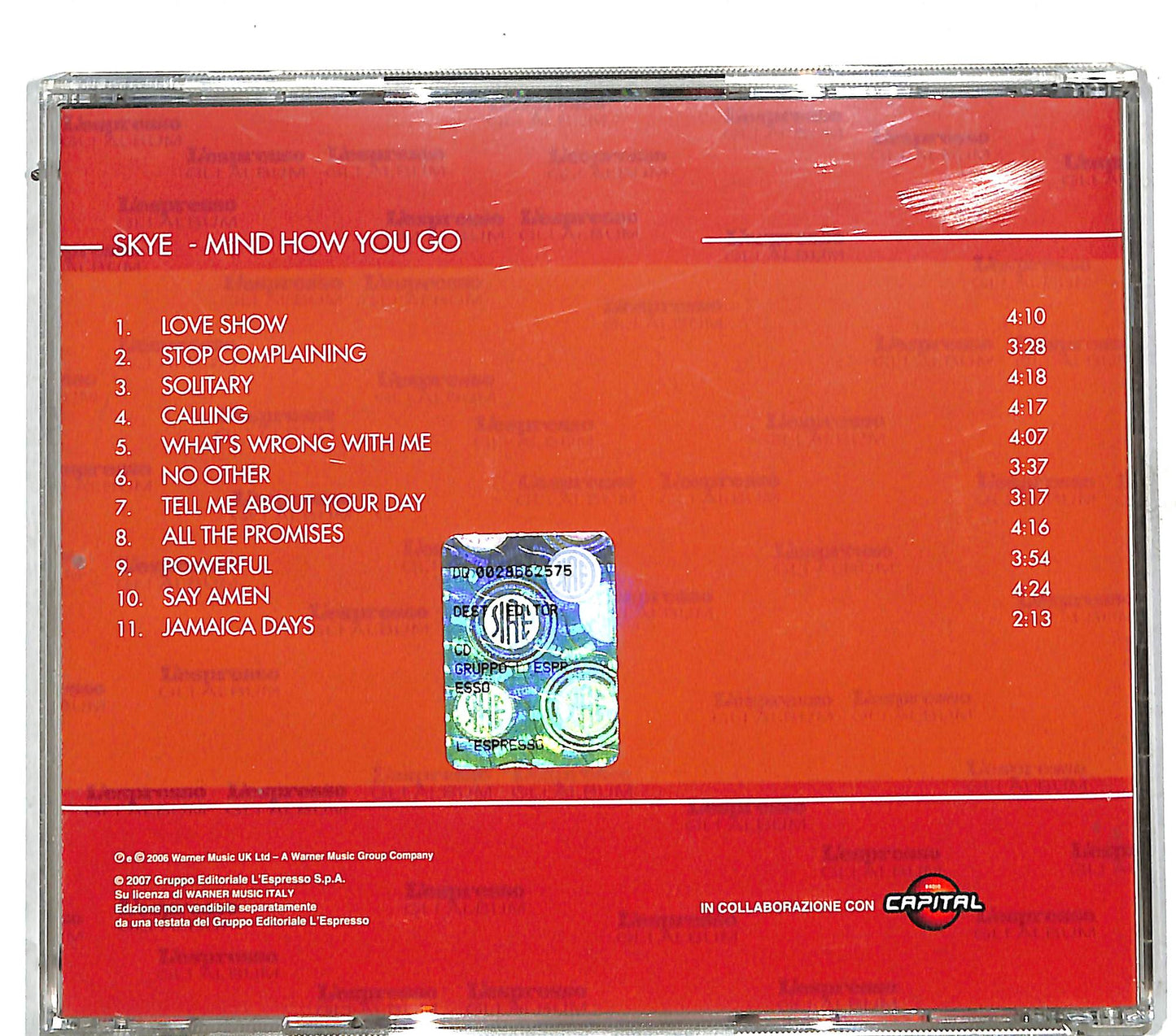 EBOND Skye - Mind How You Go CD CD111541