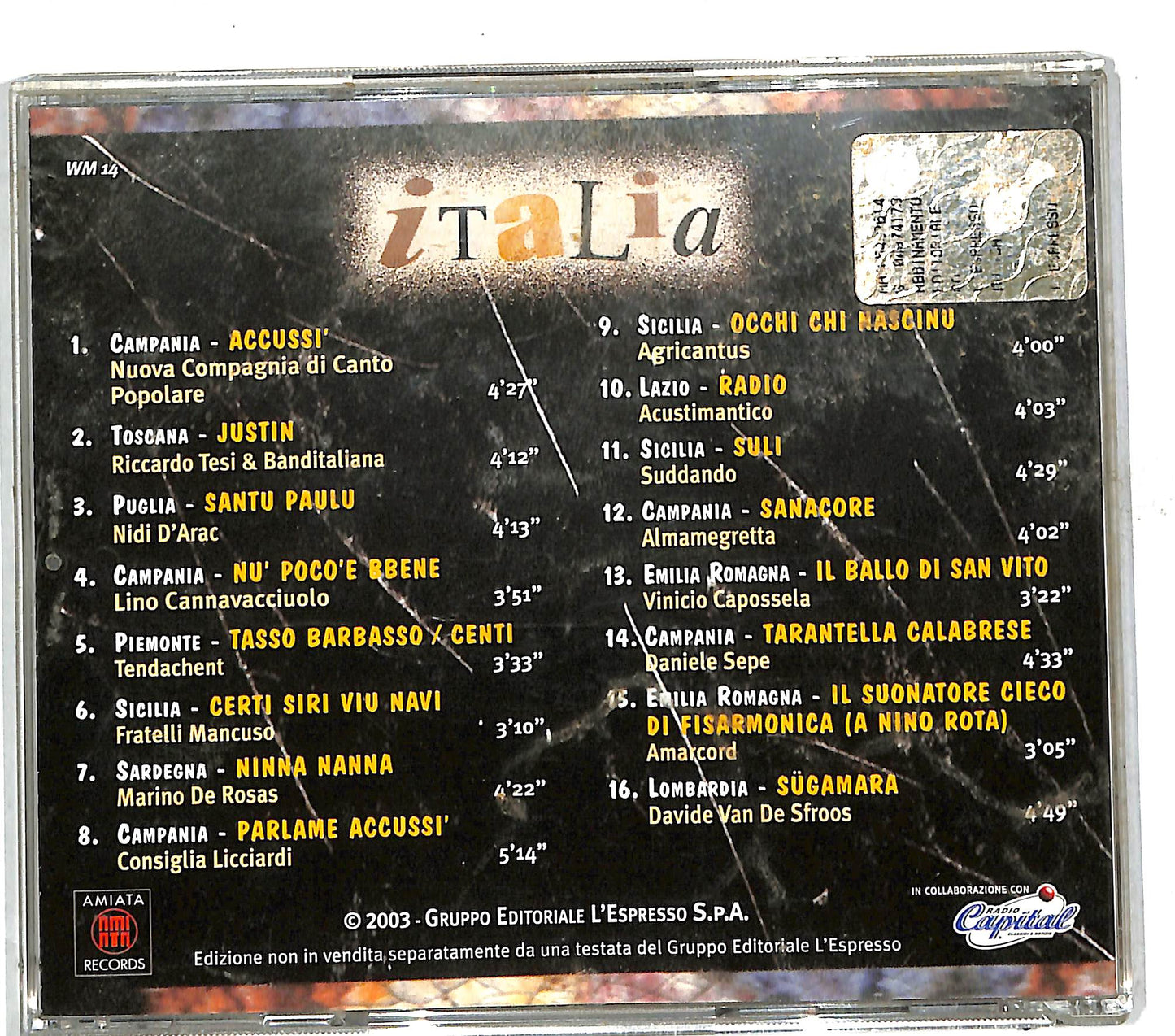 EBOND Various - Italia World music CD CD111543
