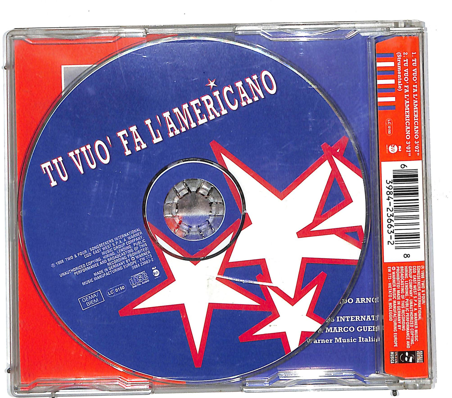 EBOND Gisella Cozzo & Marco Guerzoni - Tu Vuo Fa L'Americano CD CD111604