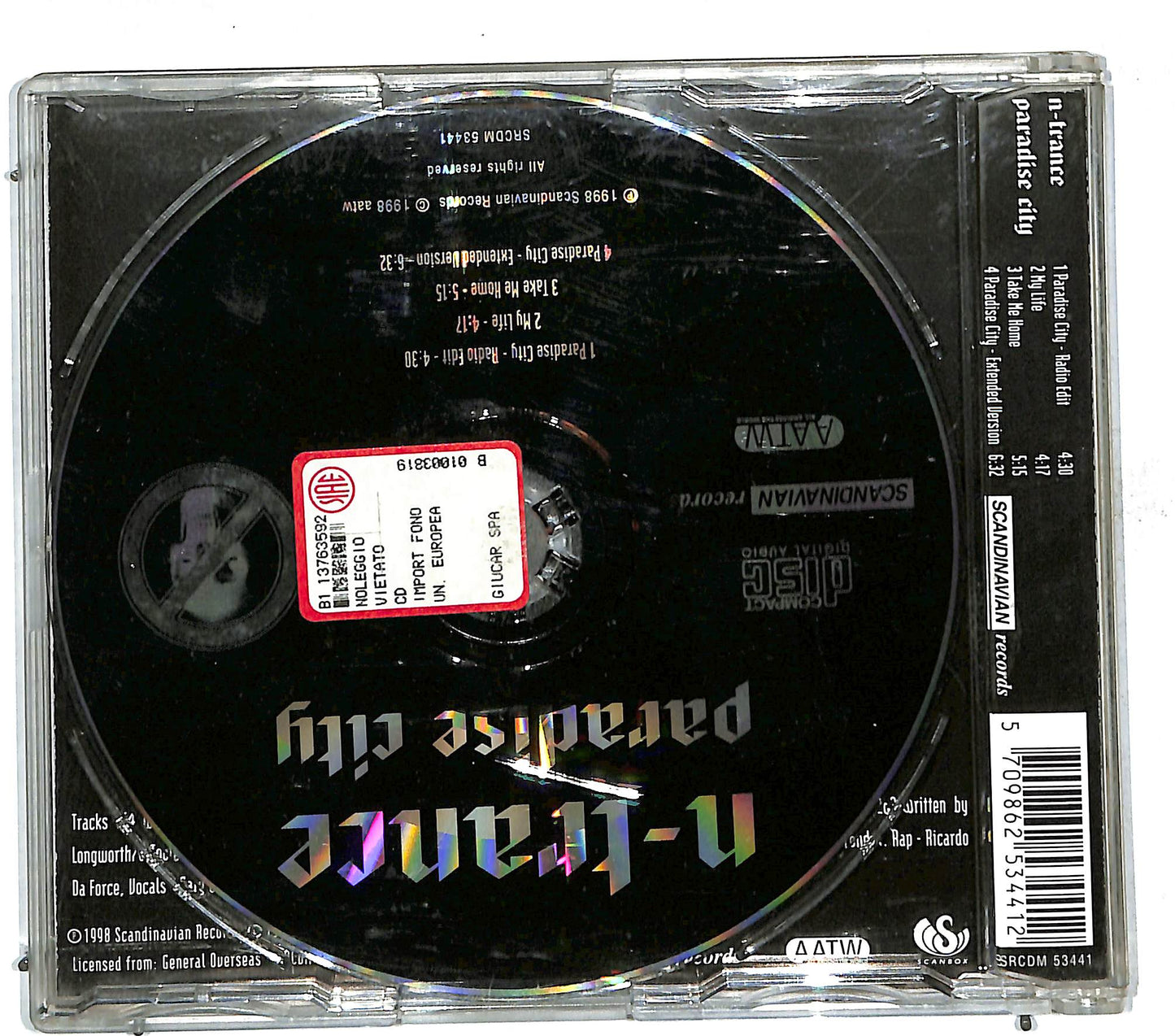 EBOND N-Trance - Paradise City CD CD111615