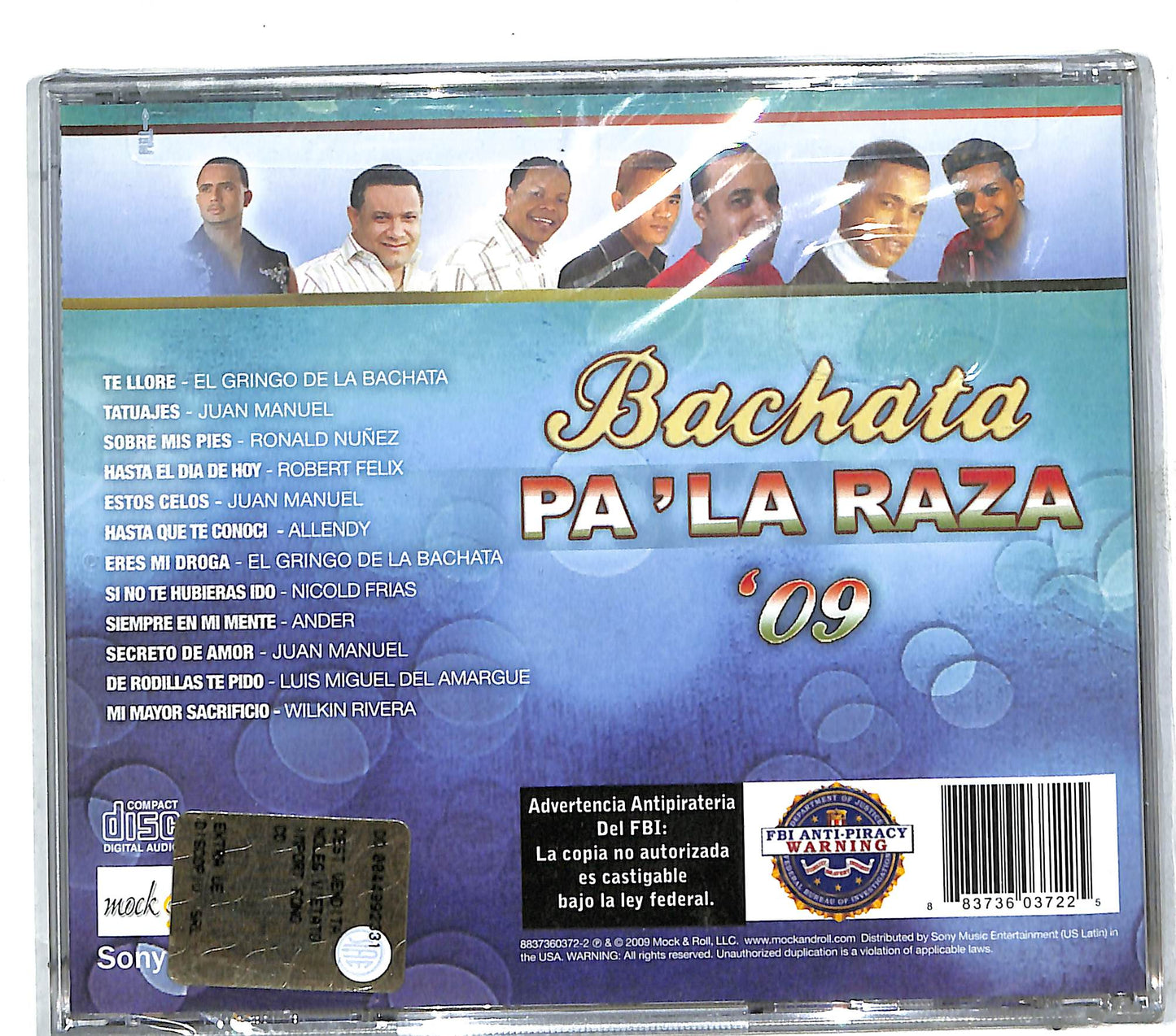 EBOND Bachata pa la raza 2009 CD CD111616