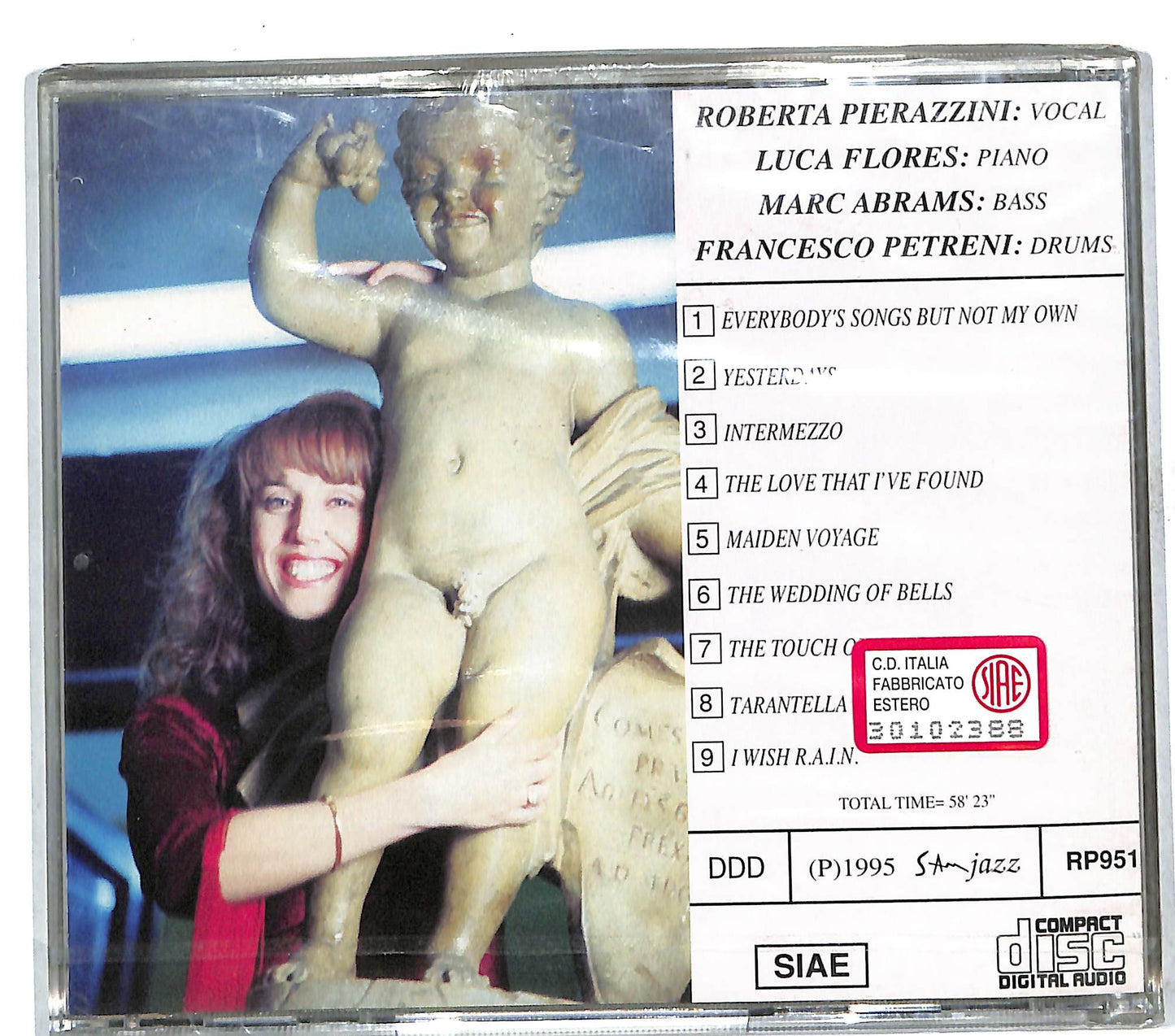 EBOND PIERAZZINI ROBERTA - BODY AND NOT SOUL CD CD111621