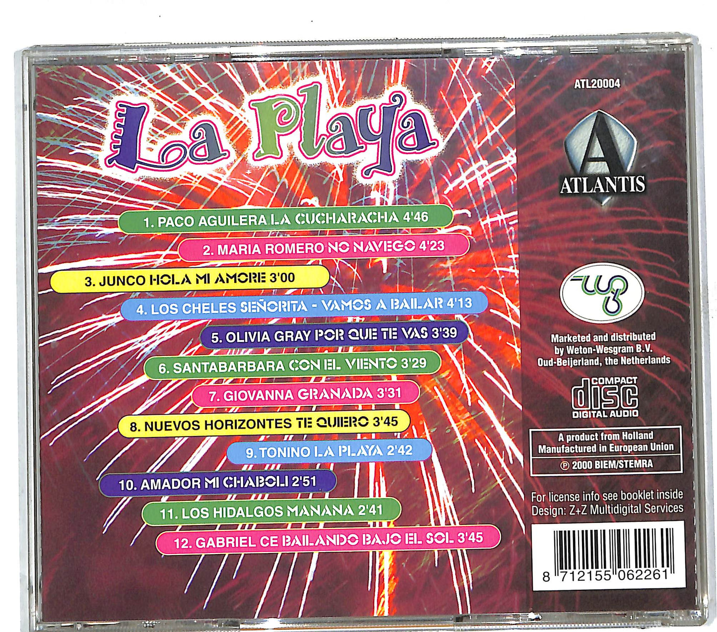 EBOND Various - La playa CD CD111624