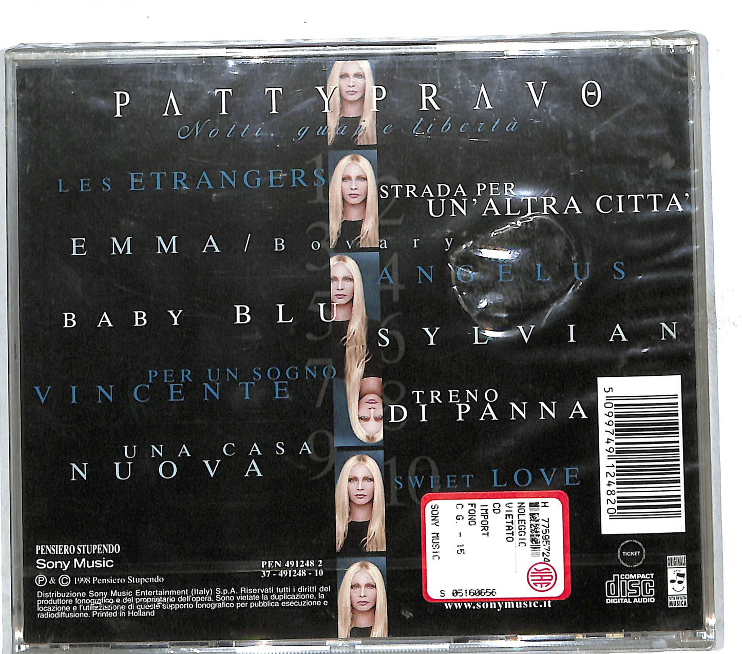 EBOND Patty Pravo - Notti, Guai E Liberta CD CD111625