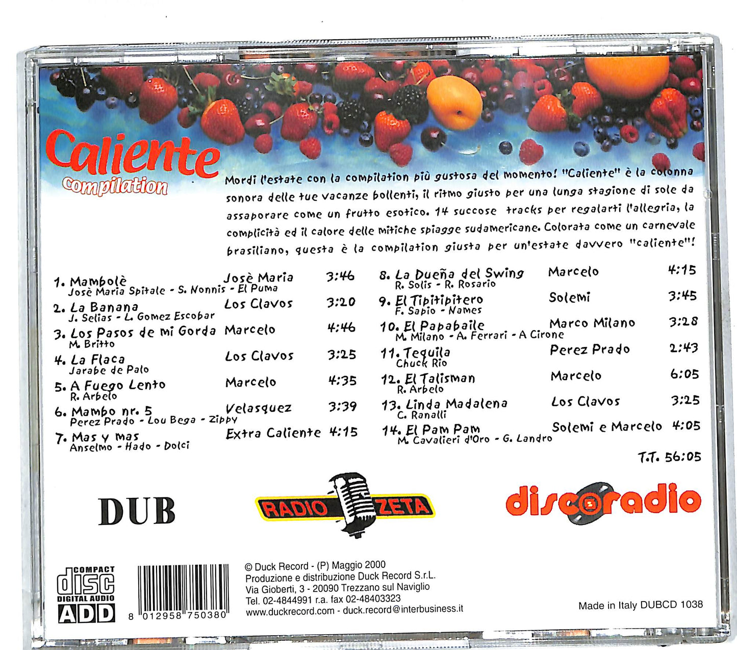 EBOND Various - Caliente Compilation CD CD111628