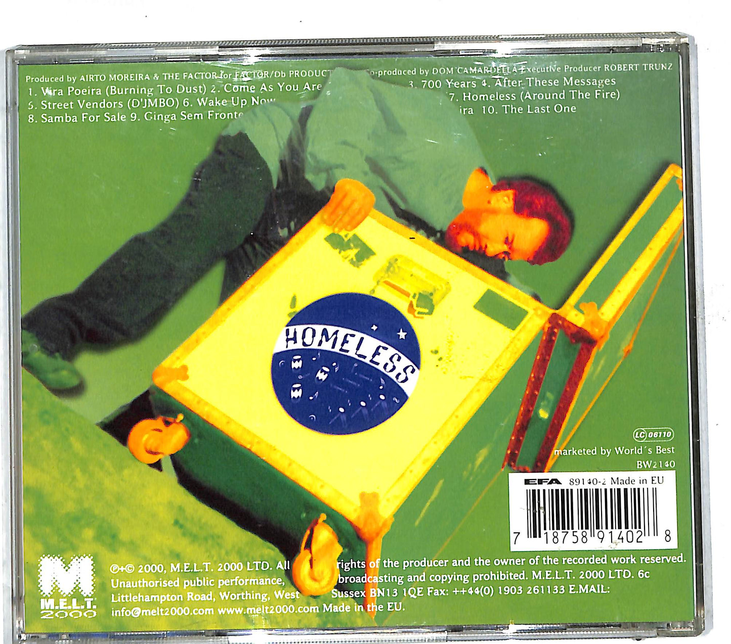 EBOND Airto - Homeless CD CD111633