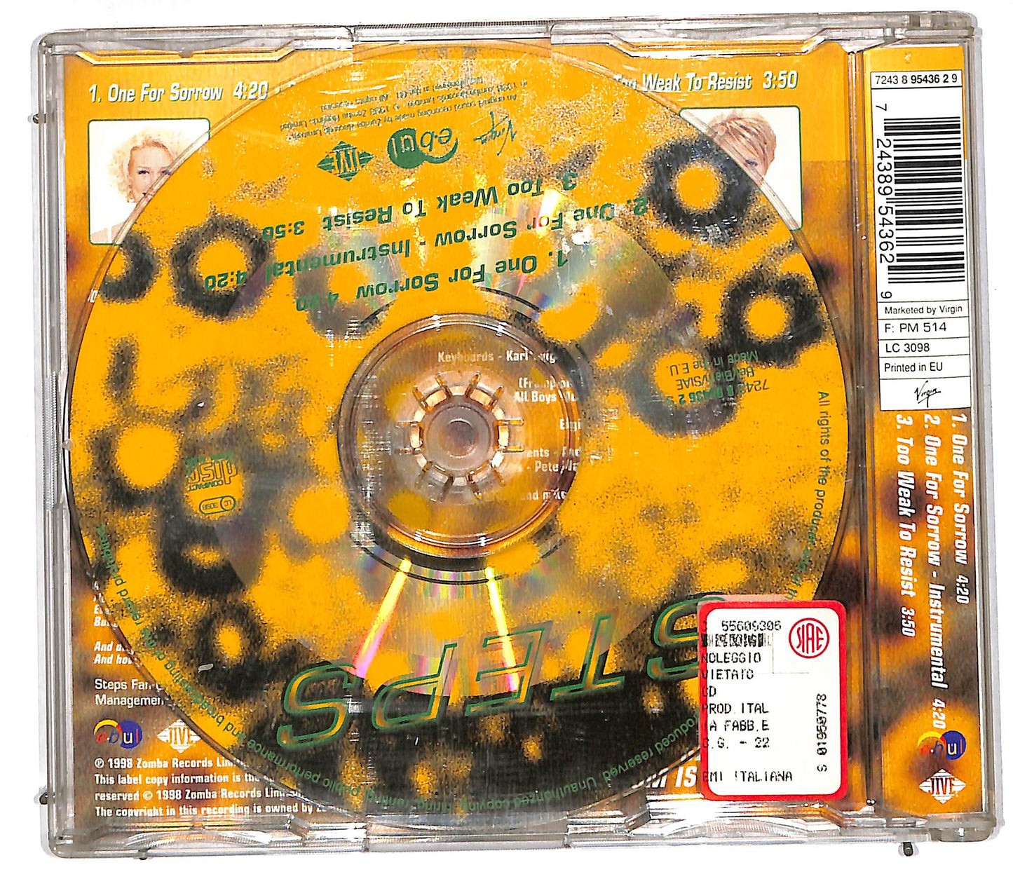 EBOND Steps - One For Sorrow CD CD111717