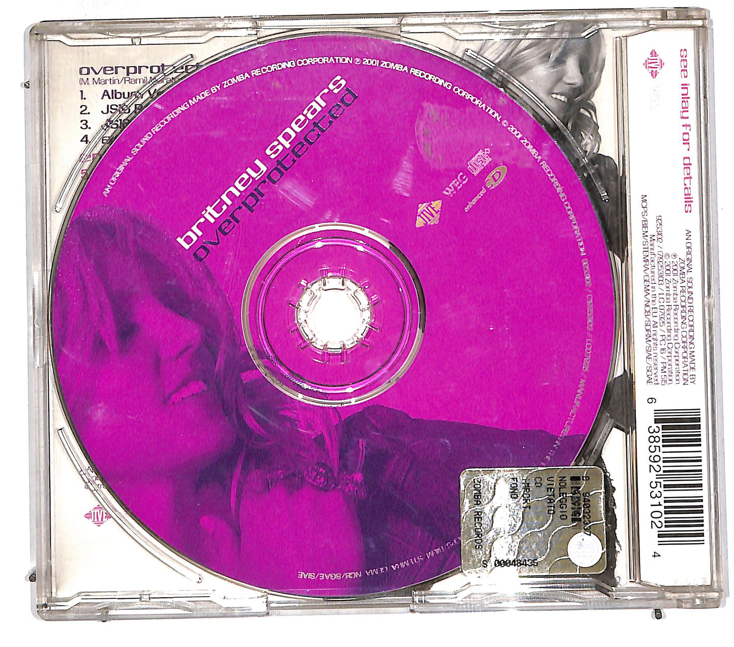 EBOND Britney Spears - Overprotected CD CD111723