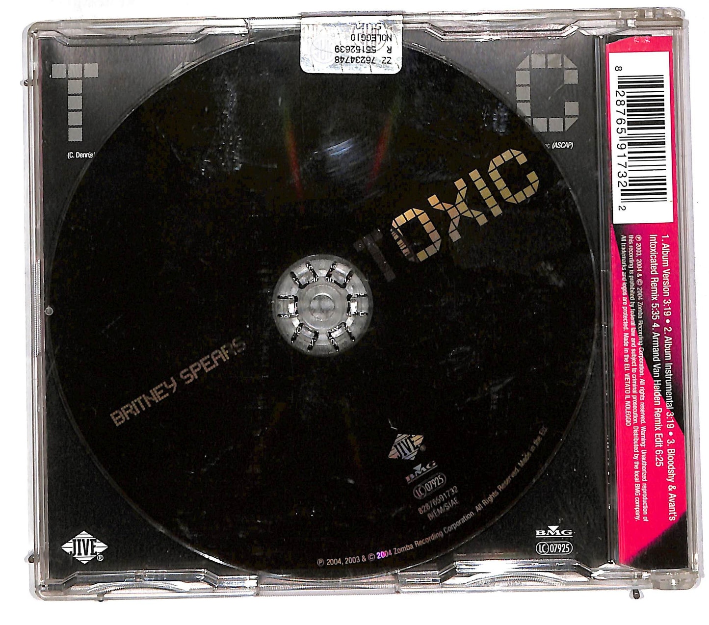 EBOND Britney Spears - Toxic CD CD111724