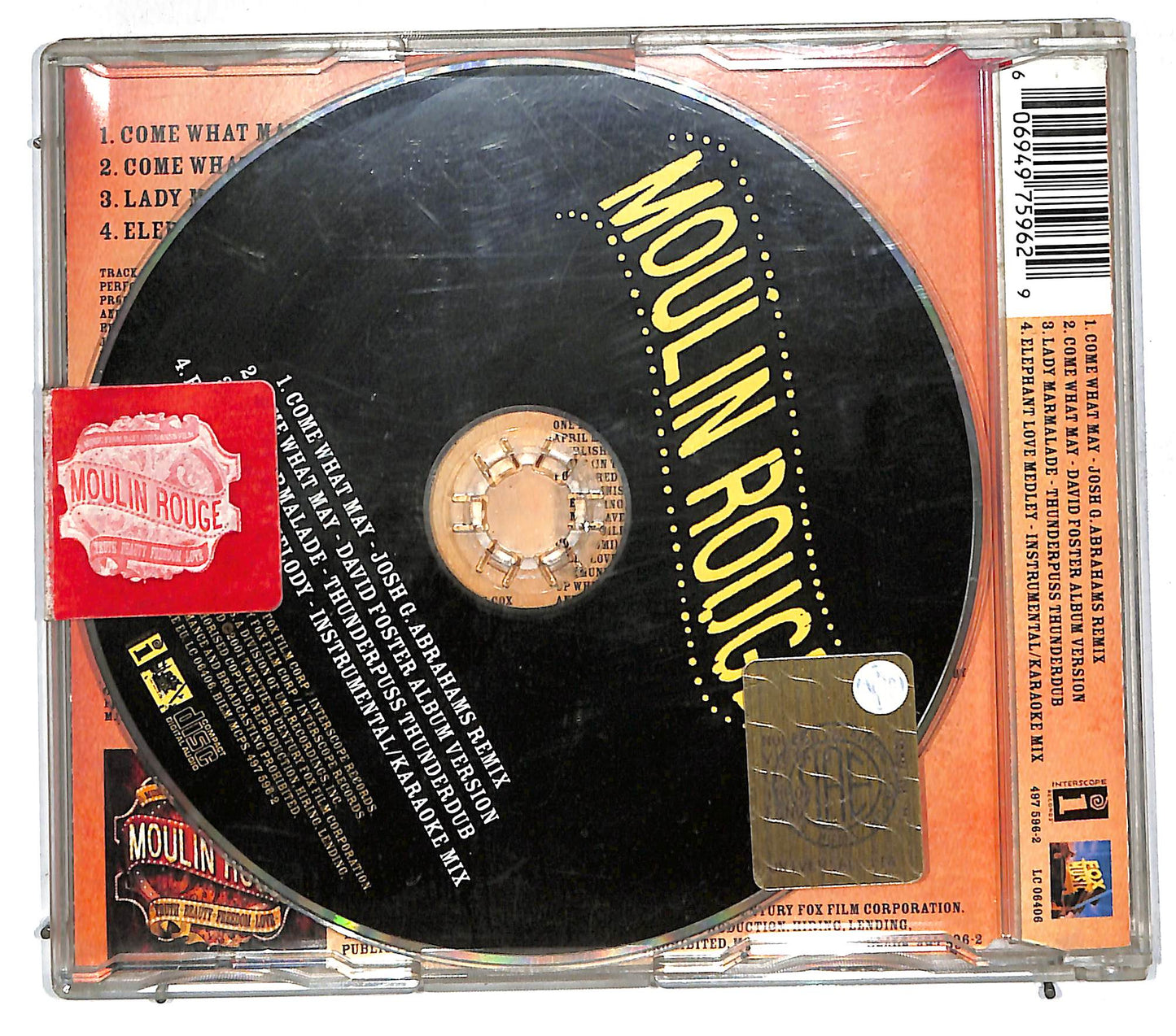 EBOND Nicole Kidman And Ewan McGregor - Come What May CD CD111743