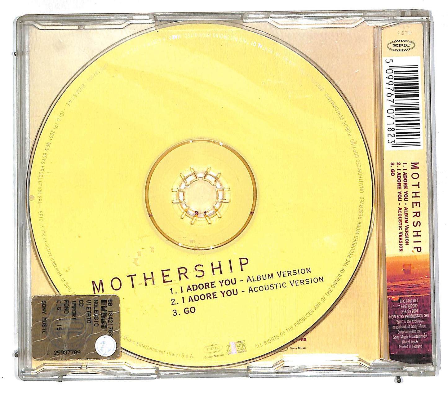 EBOND Mothership - I Adore You CD CD111761