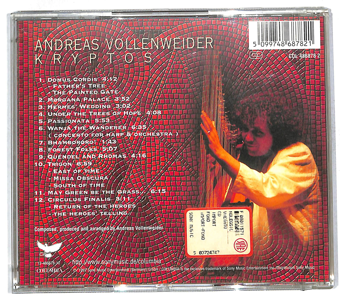 EBOND Andreas Vollenweider - Kryptos CD CD111774