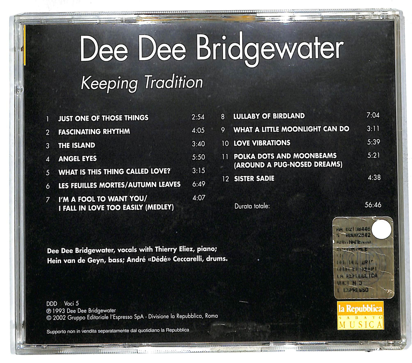 EBOND Dee Dee Bridgewater - Keeping Tradition CD CD111812