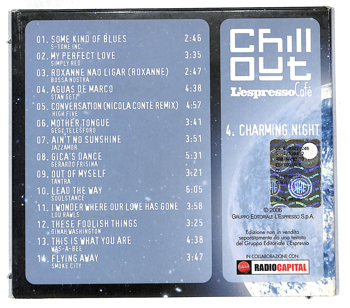 EBOND Chill Out l'espresso cafe - Charming Night DIGIPACK CD CD111835