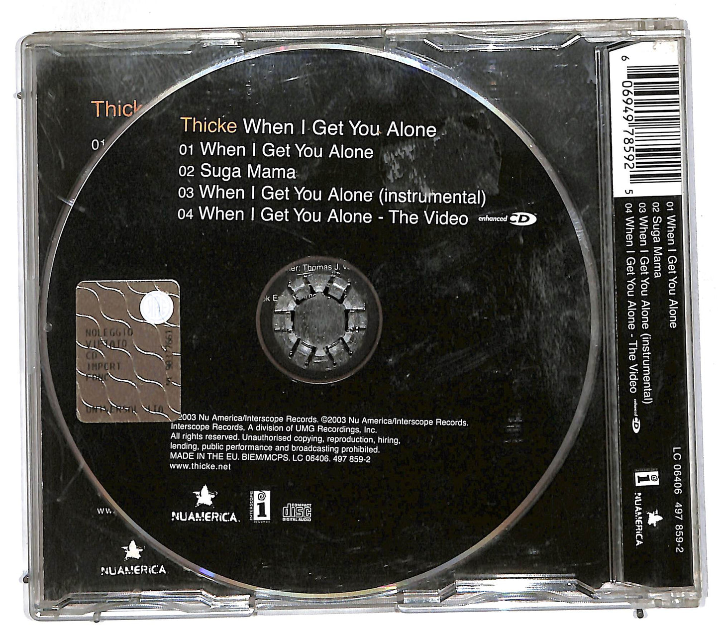 EBOND Thicke - When I Get You Alone CD CD111850