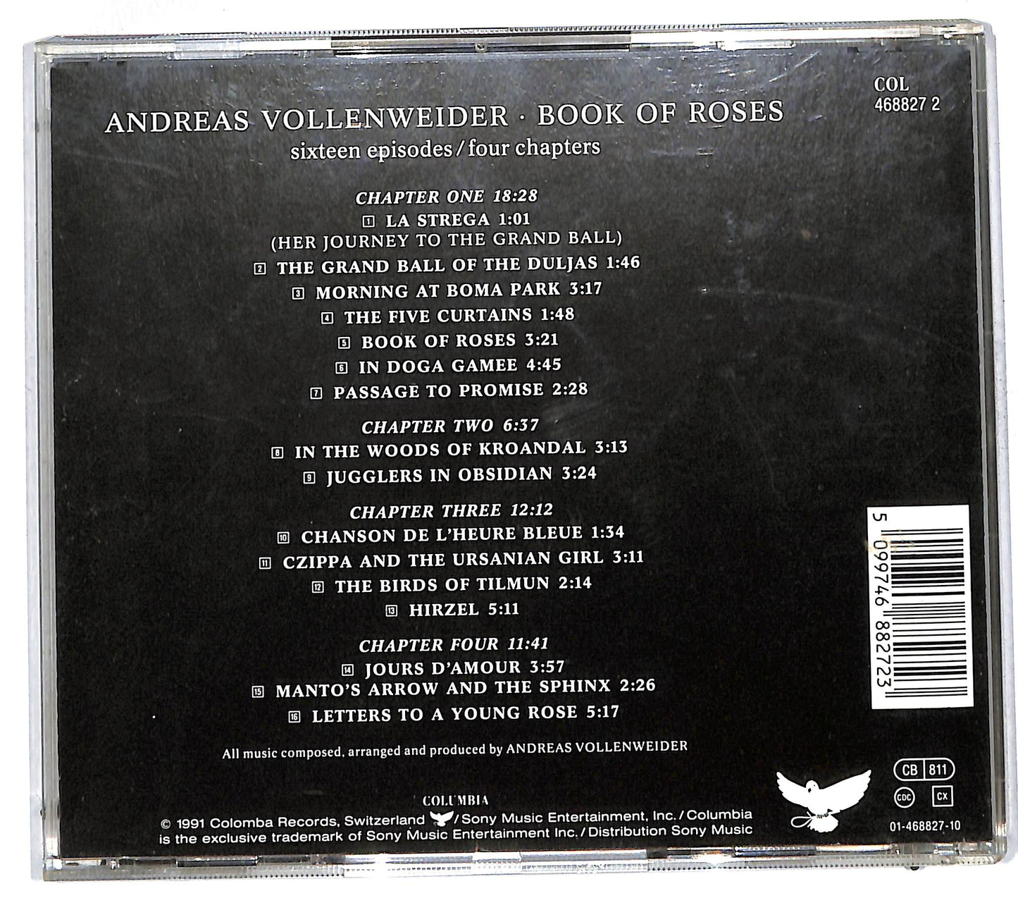 EBOND Andreas Vollenweider - Book Of Roses CD CD111869