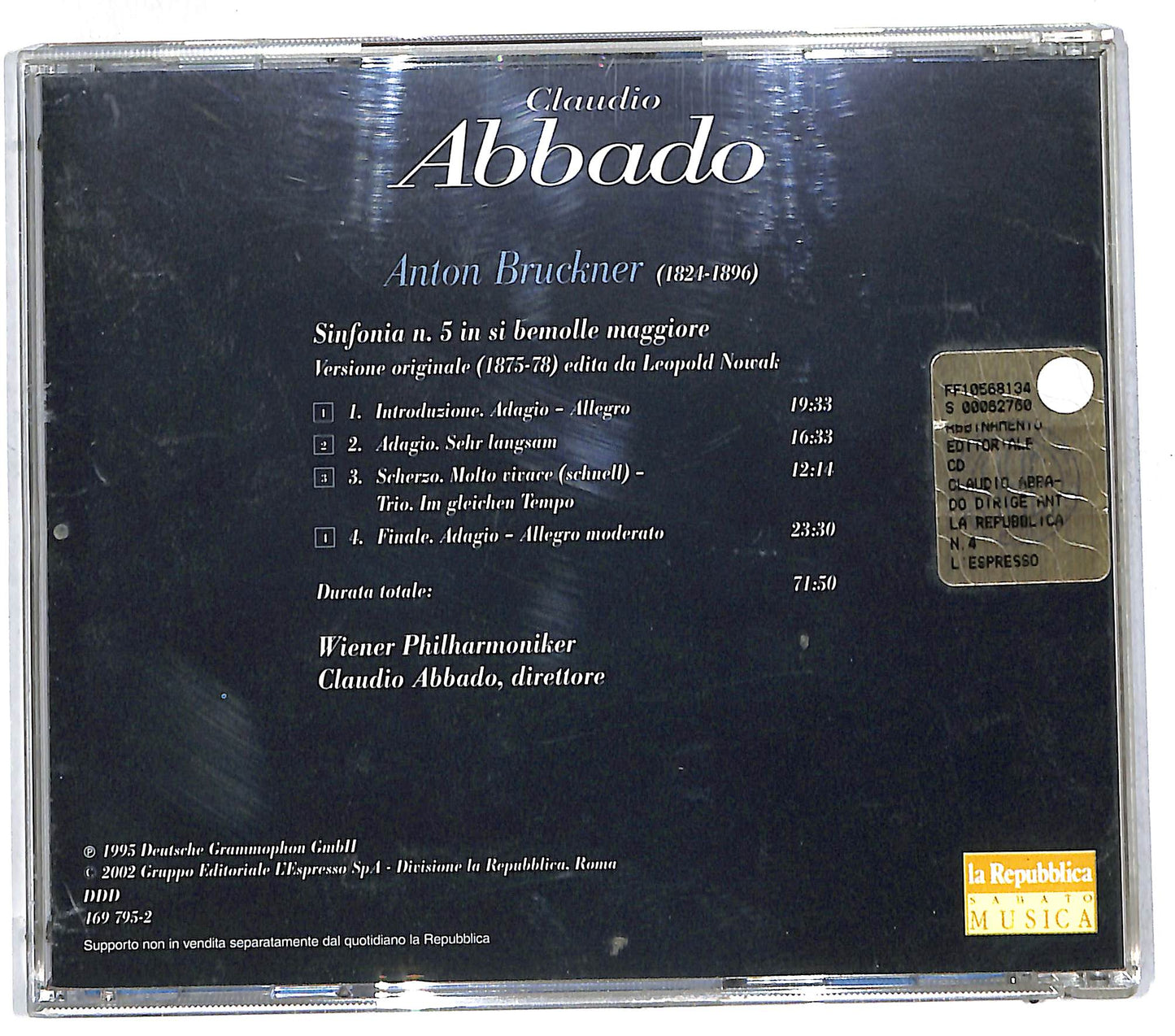 EBOND Claudio Abbado - Bruckner - Sinfonia N.5 CD CD111875