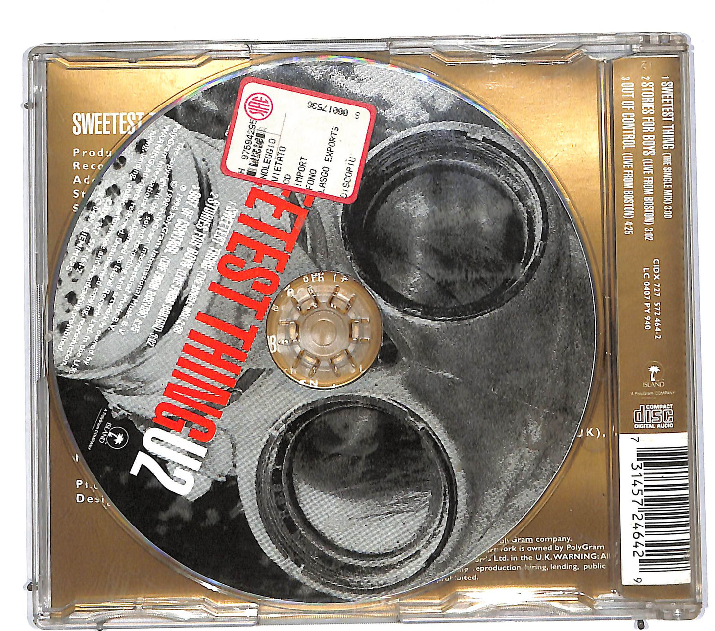 EBOND U2 - Sweetest Thing CD CD111920